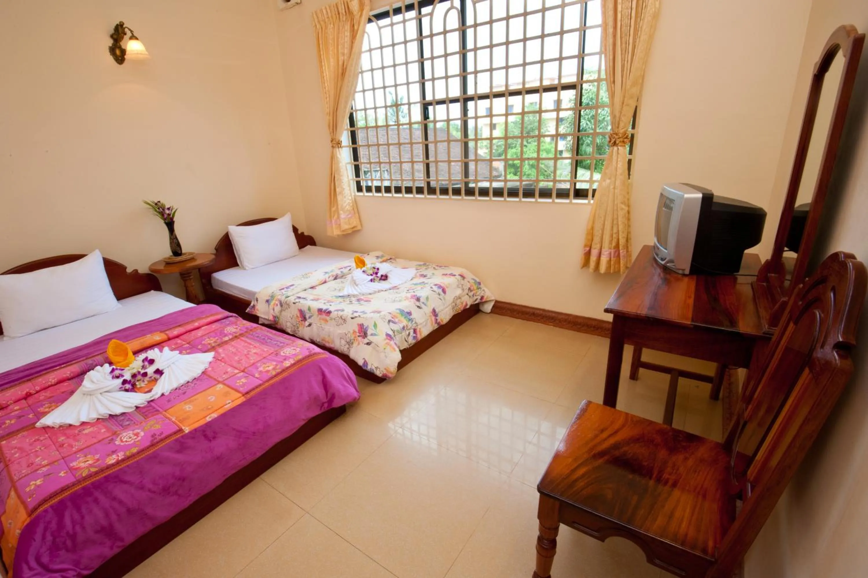 Day, Bed in Okay Guesthouse Siem Reap