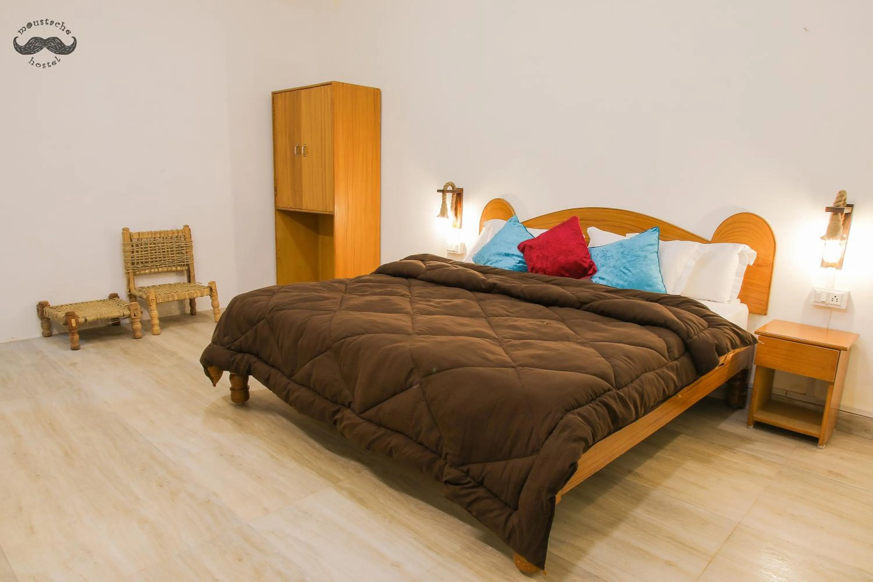 Bed in Moustache Khajuraho