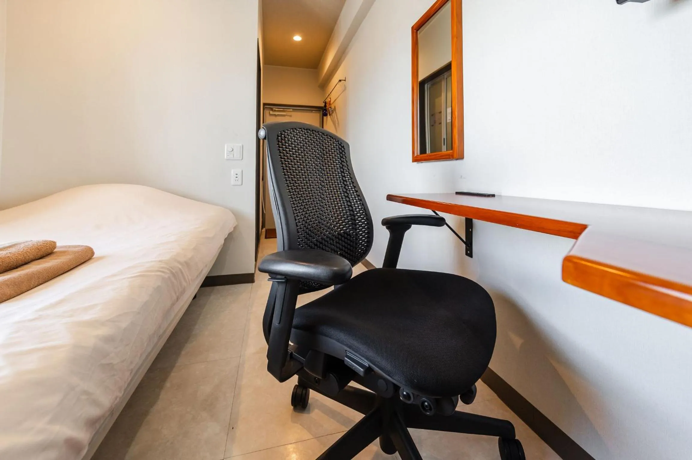 Bed in Hotel Sunset American