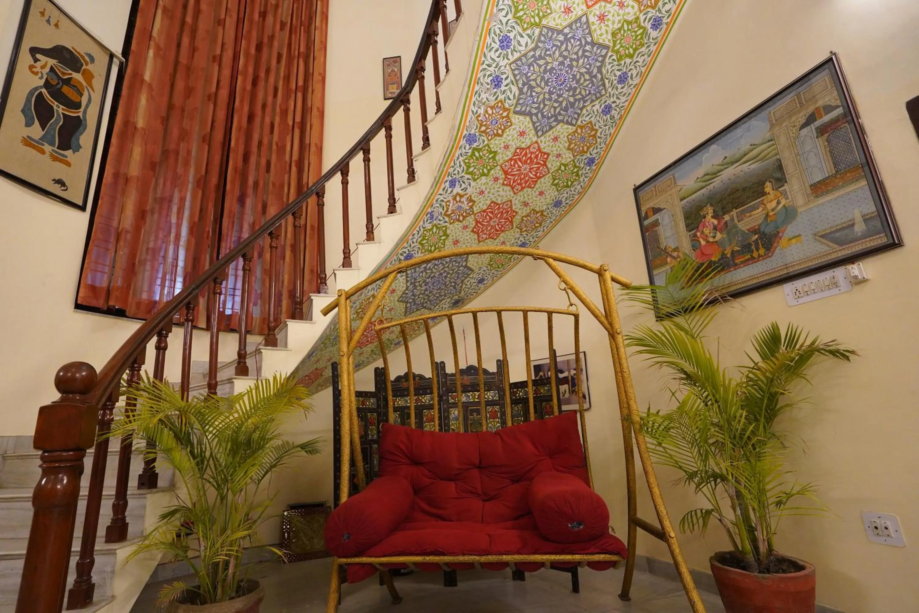 Lobby or reception in Hotel Radoli House - A Heritage Hotel