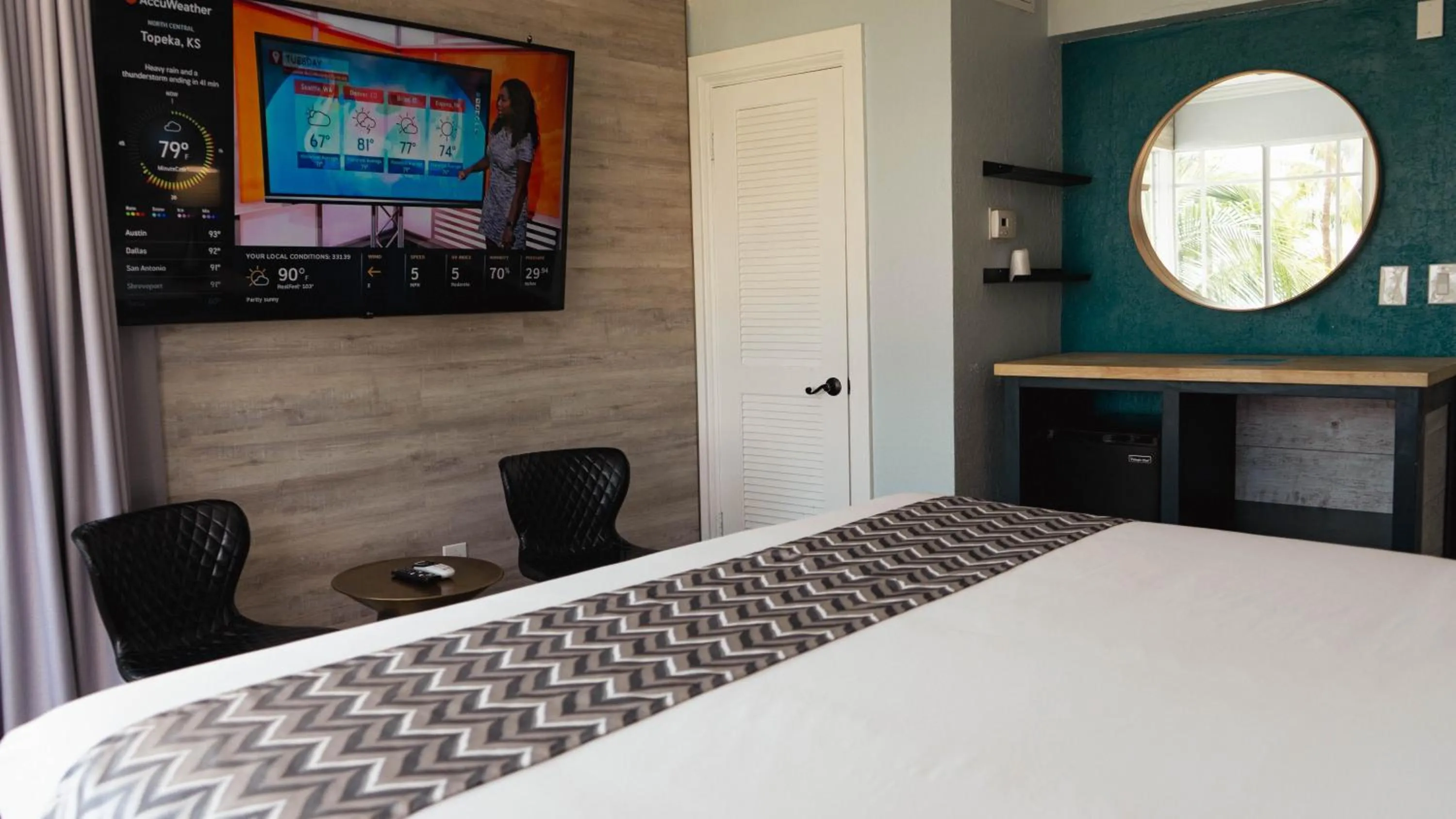 TV and multimedia, Bed in Colony Hotel