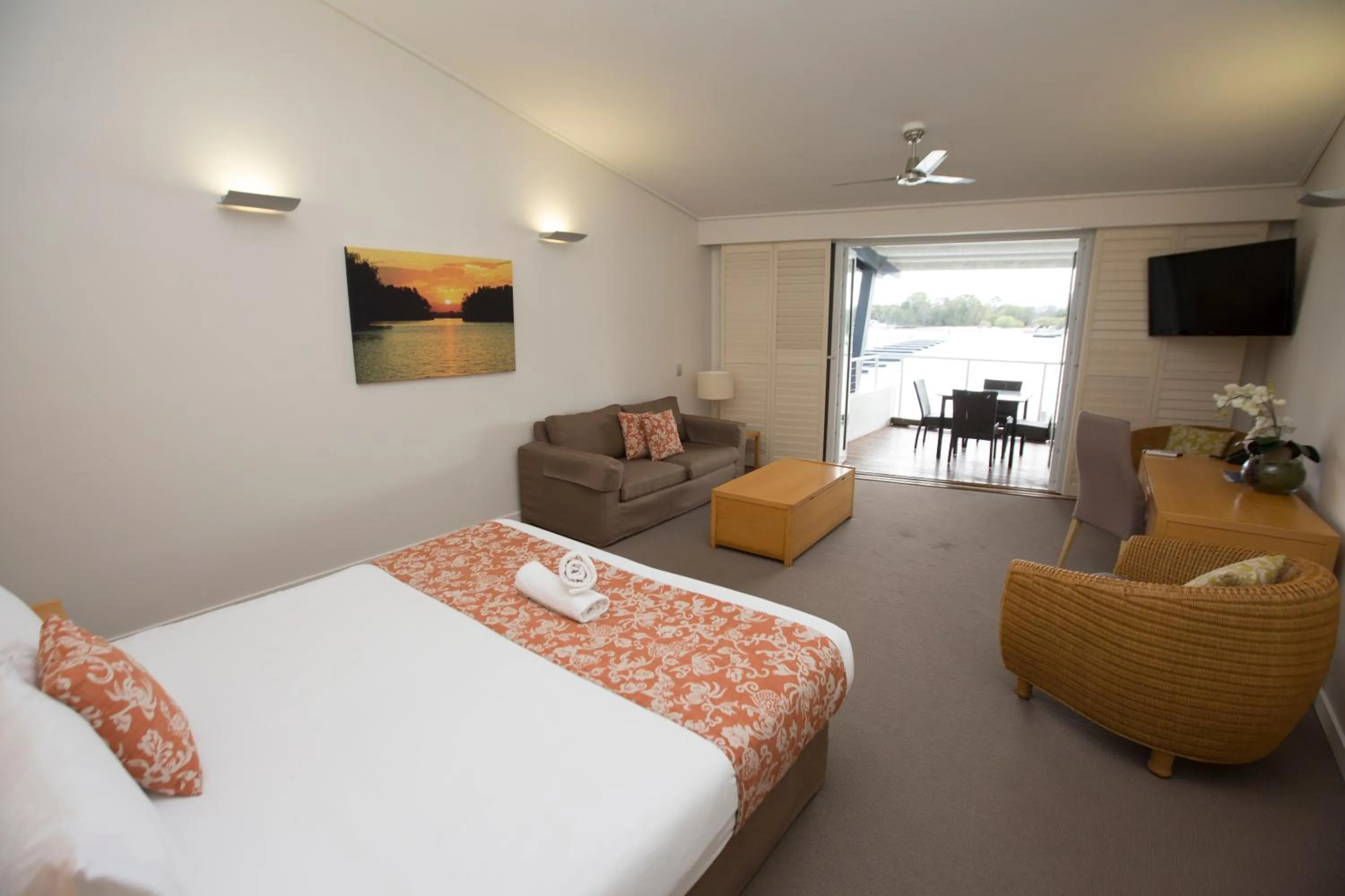 Living room in Couran Cove Island Resort