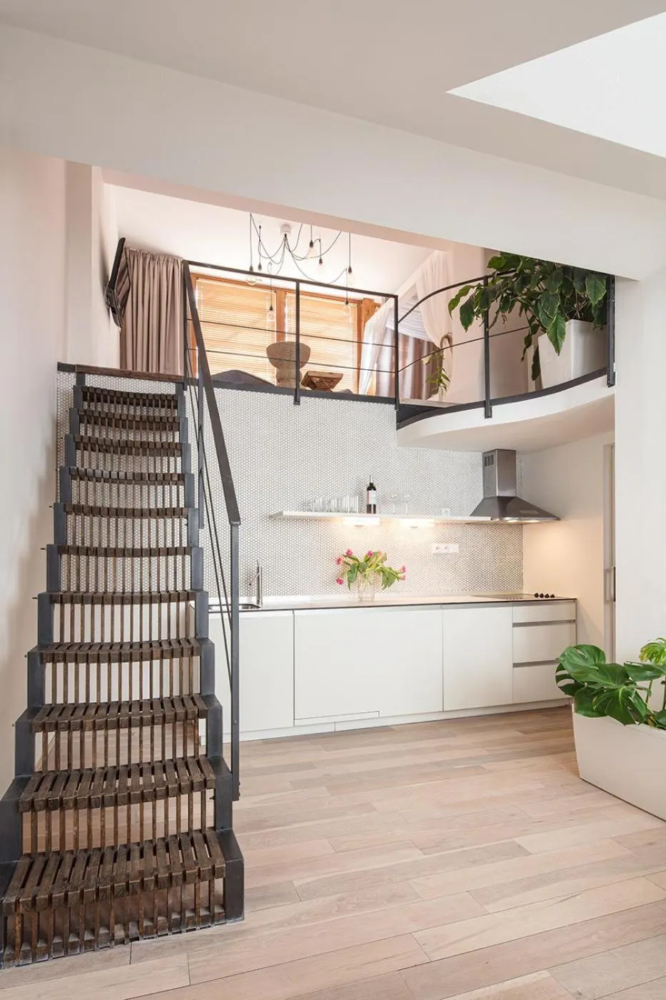 Kitchen or kitchenette in Holečkova Apartments