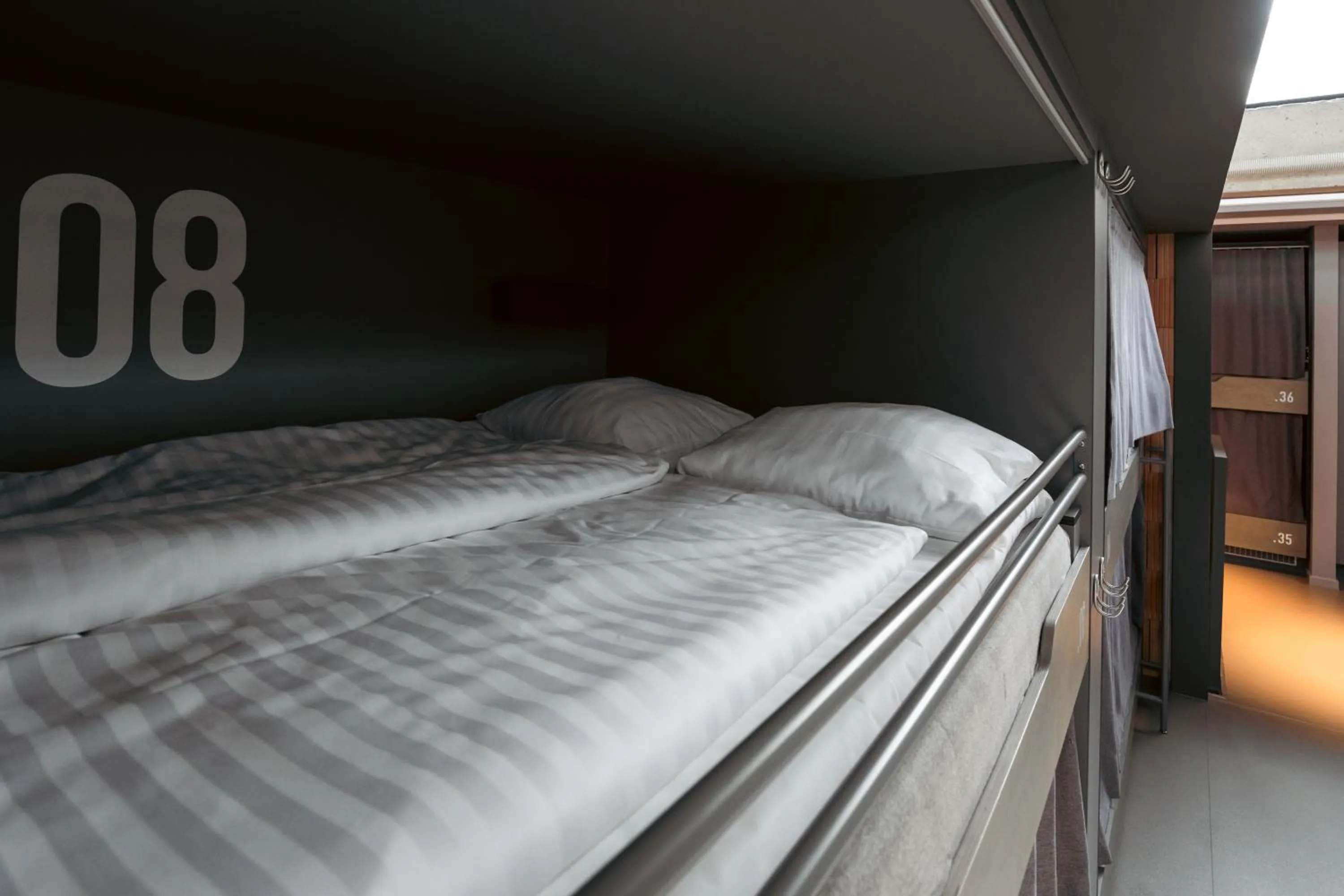 Bed in Roberta's Society Aarhus