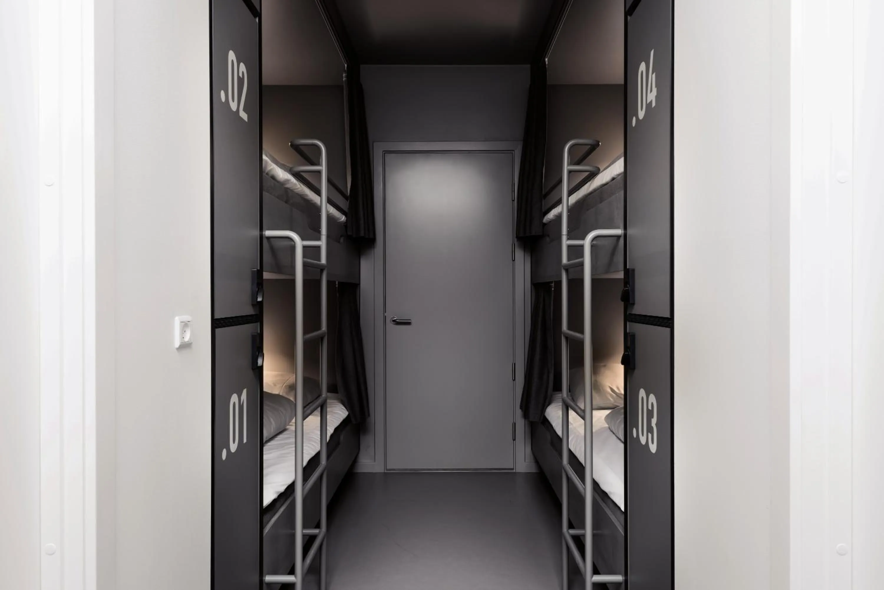 Bedroom, Bunk Bed in BOOK1 by Brøchner Hotels