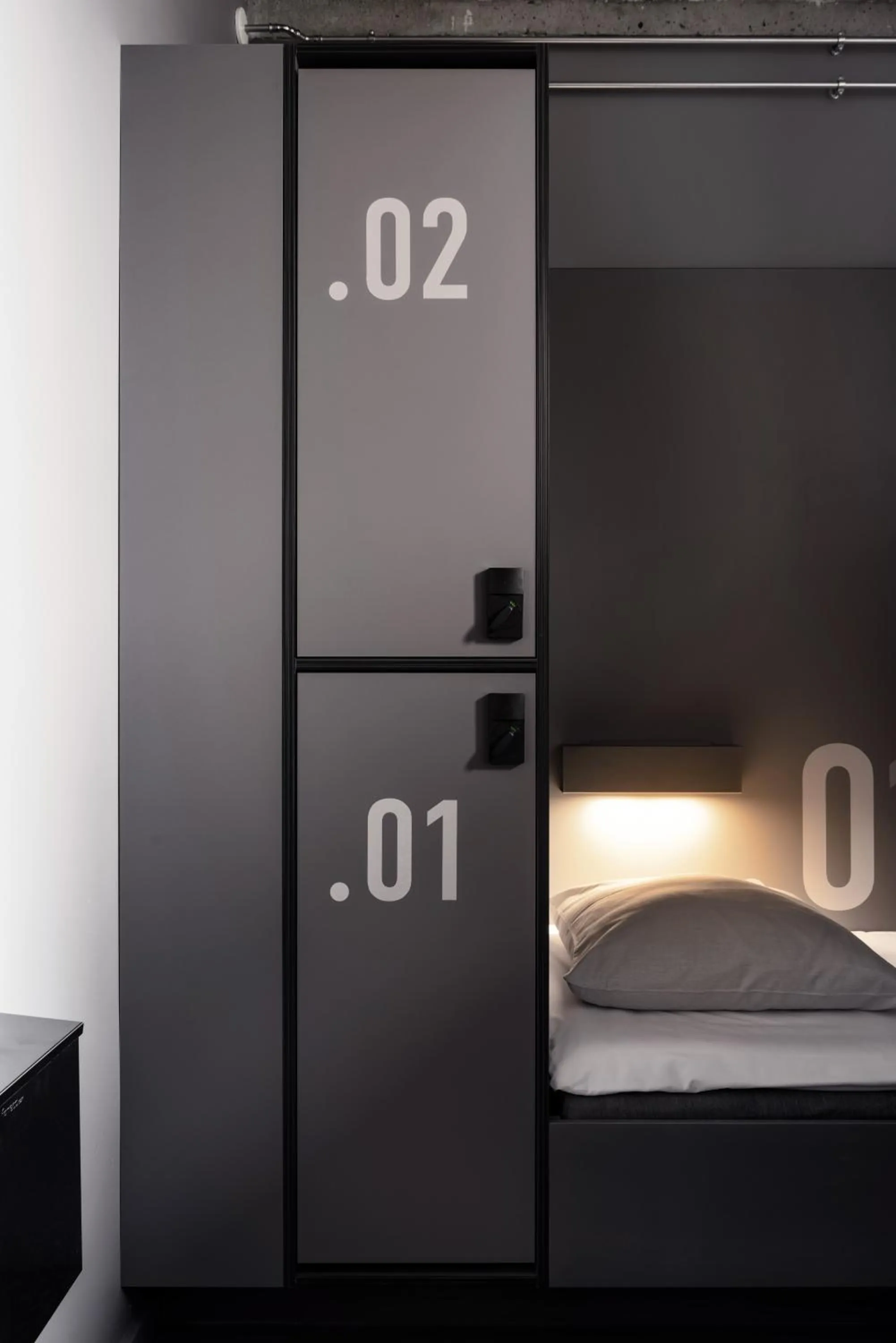 Bed in BOOK1 by Brøchner Hotels