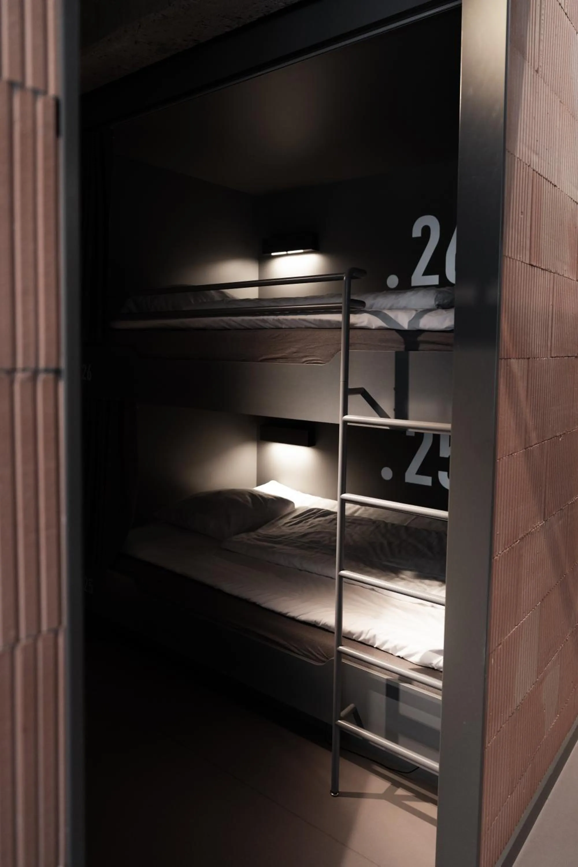 Bed in Roberta's Society Aarhus