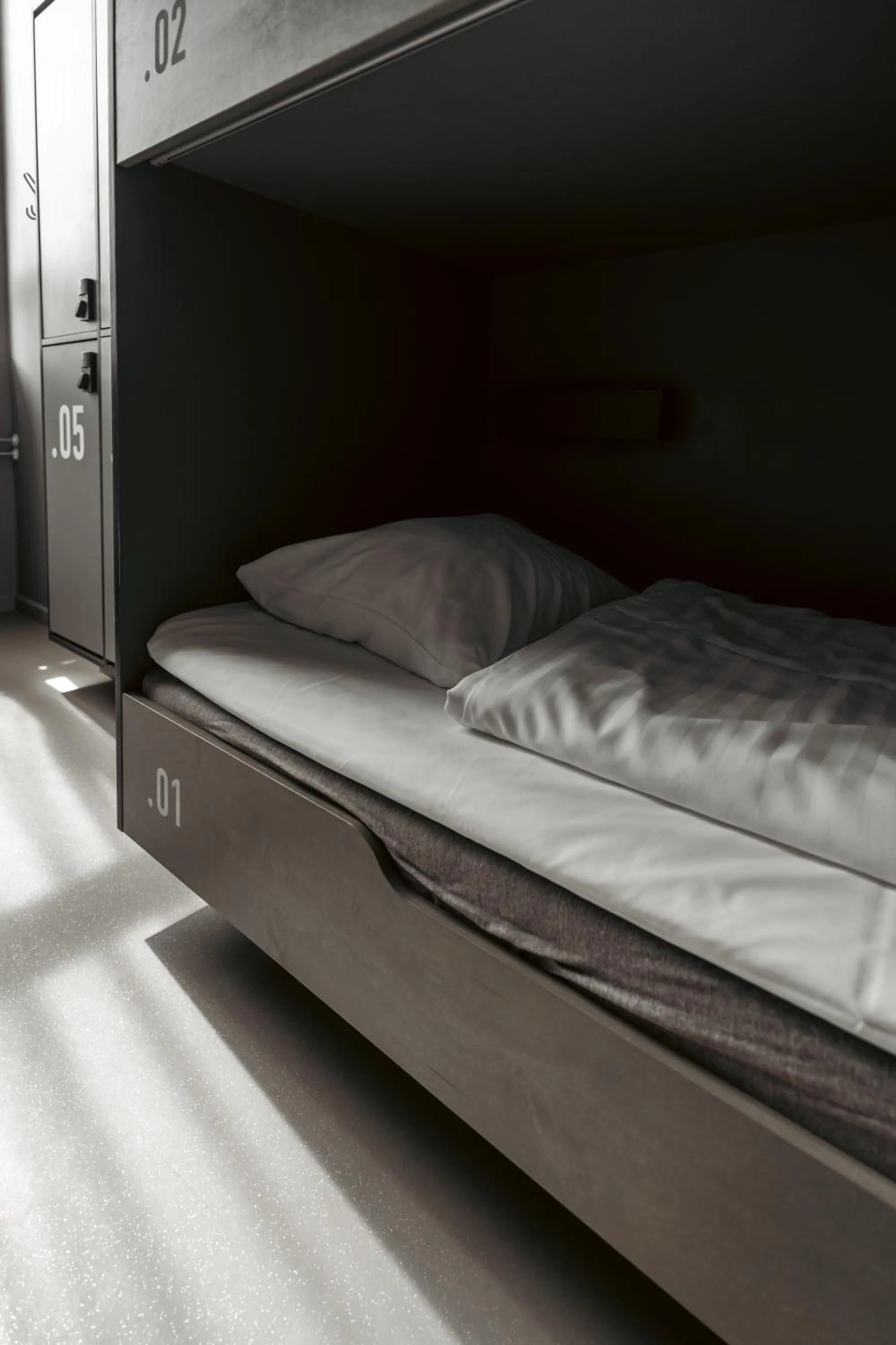 Bed in Roberta's Society Aarhus