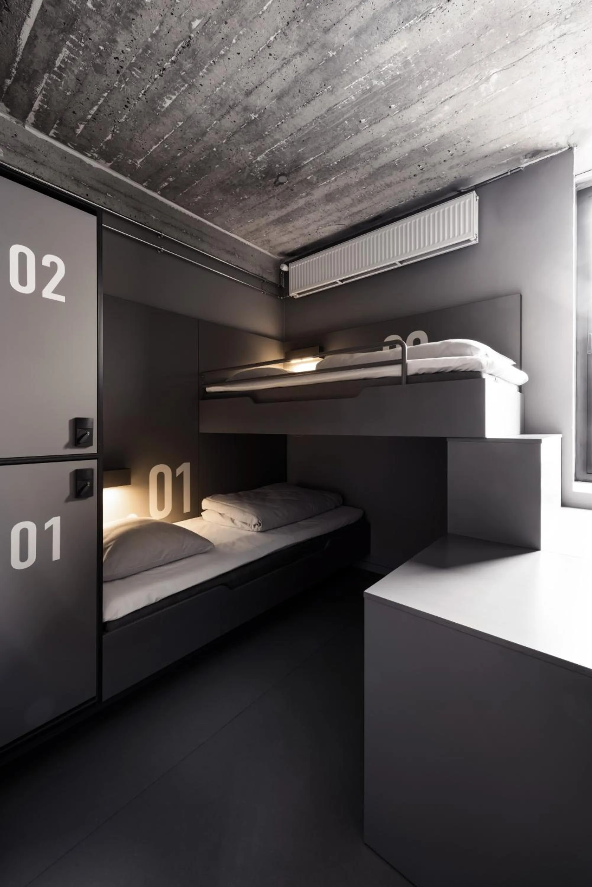 Bed in BOOK1 by Brøchner Hotels