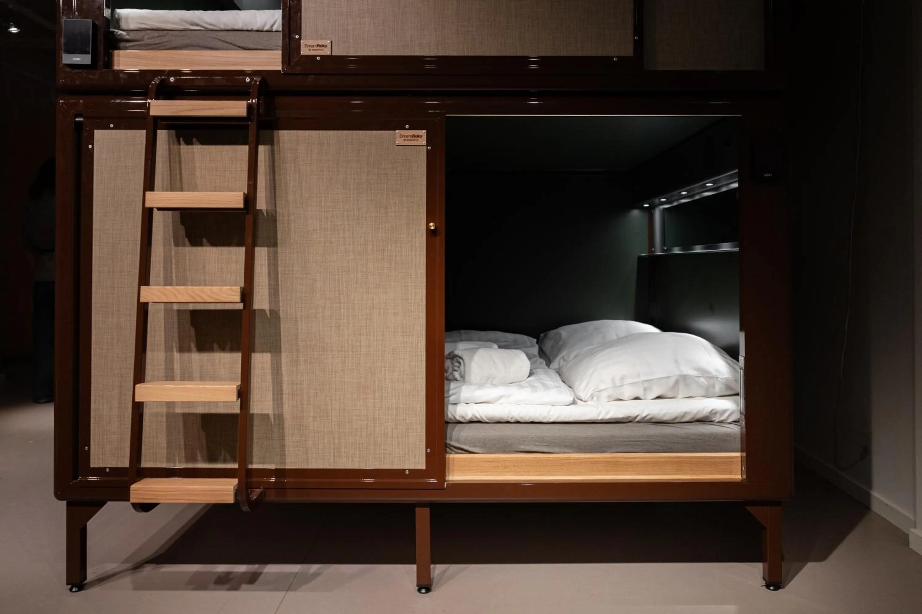 Bed in Roberta's Society Aarhus