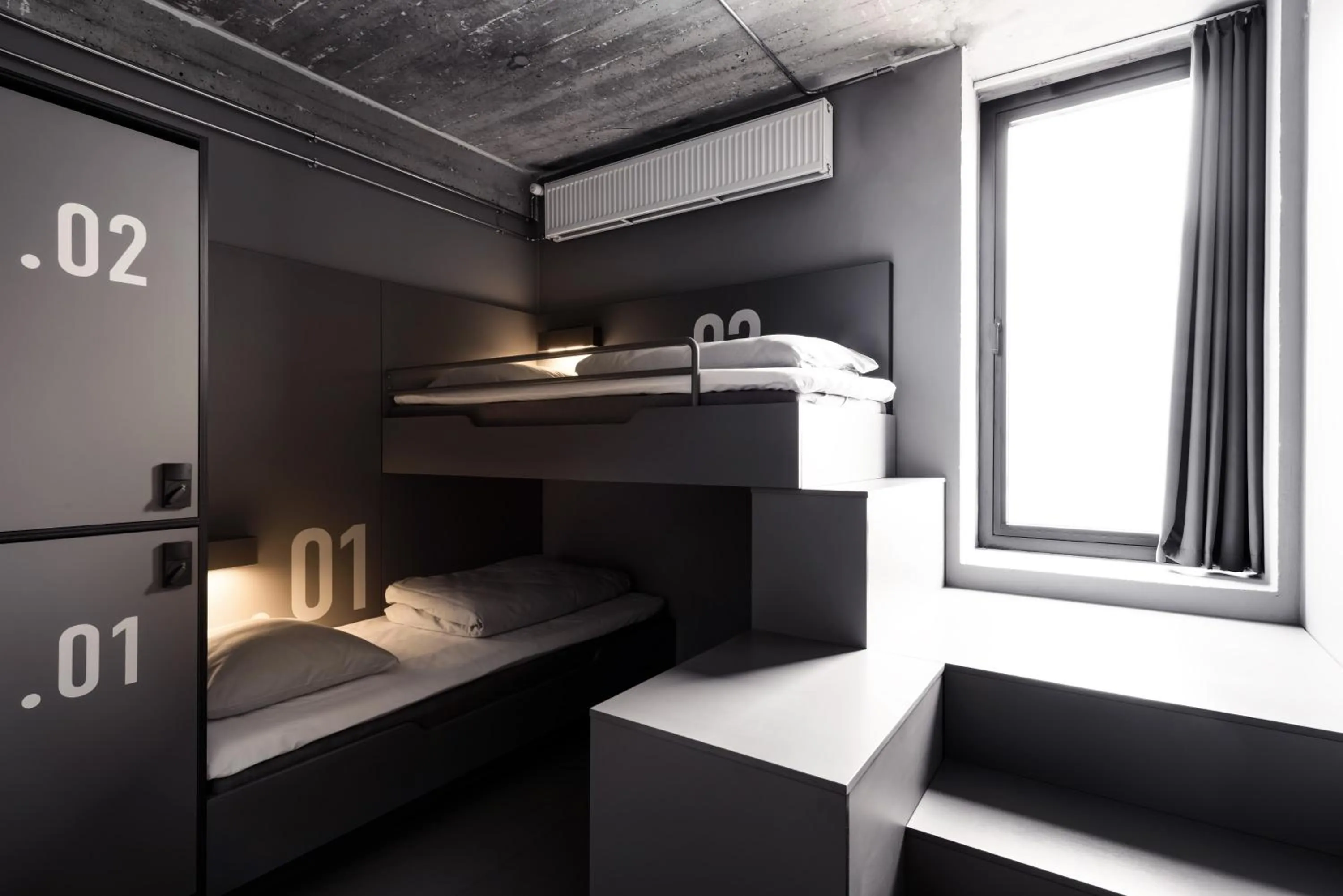 Bed, Bunk Bed in BOOK1 by Brøchner Hotels