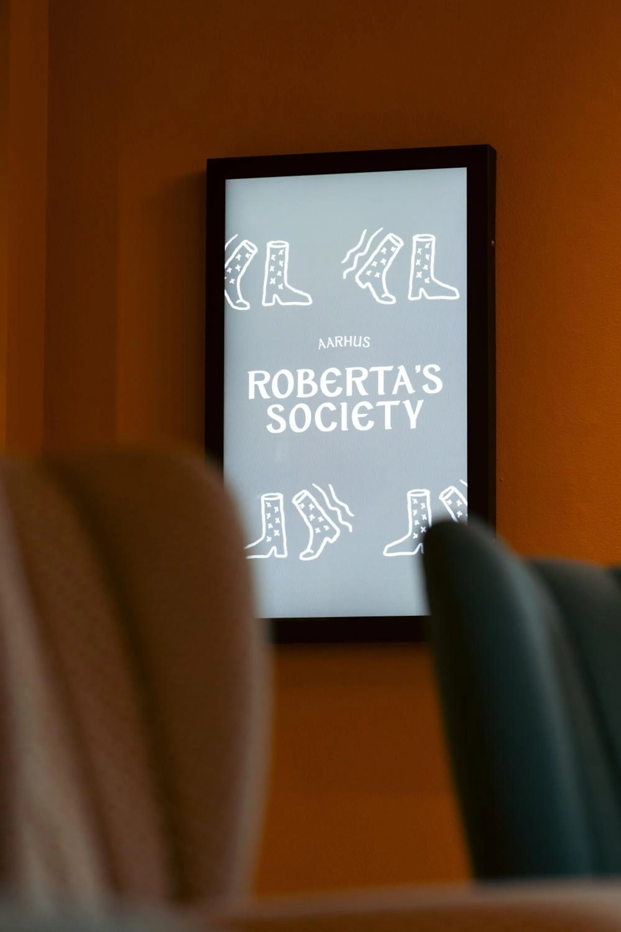 Property logo or sign in Roberta's Society Aarhus