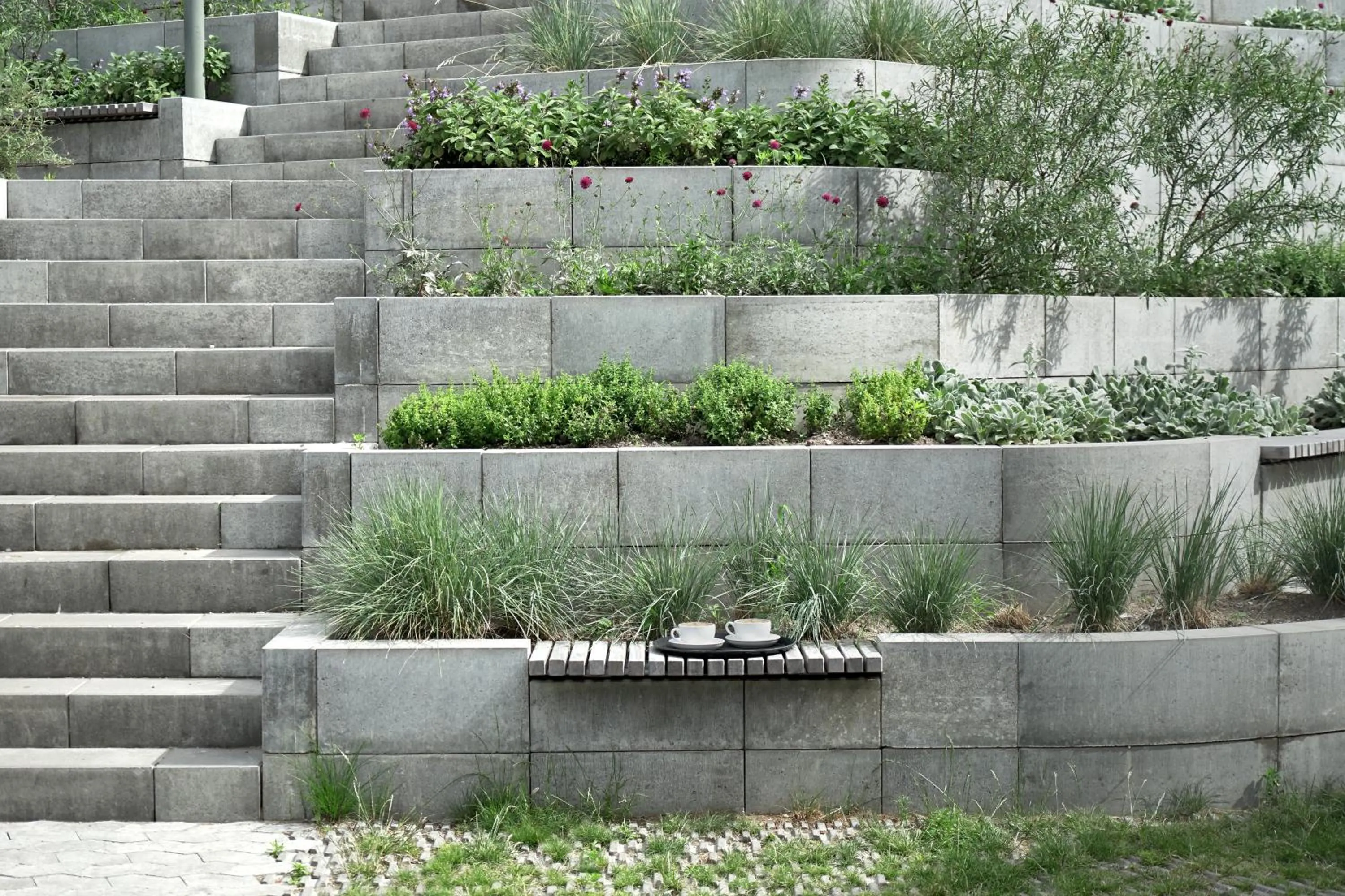 Inner courtyard view in BOOK1 by Brøchner Hotels