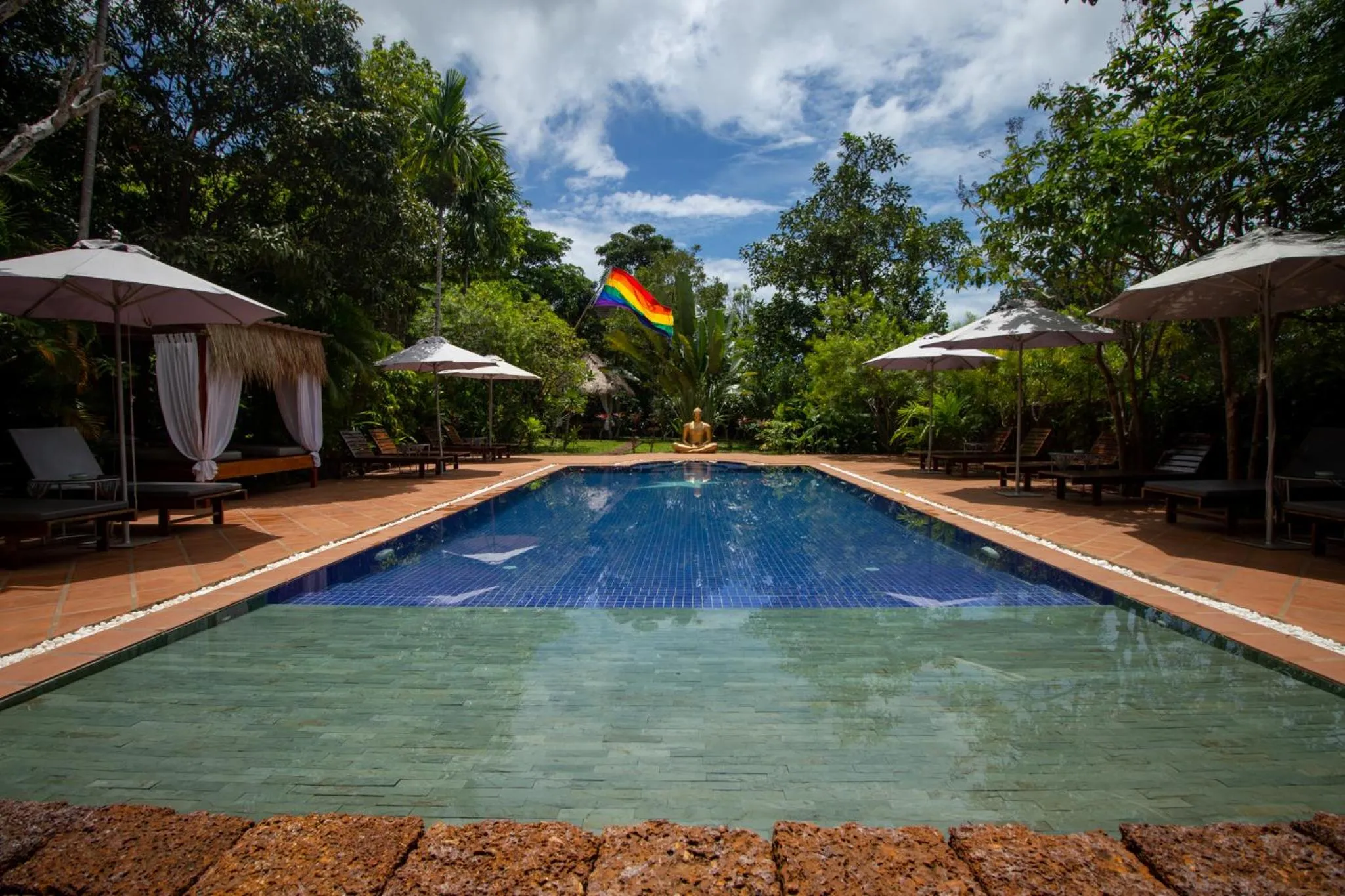 Garden in TARA LODGE Haven of peace
