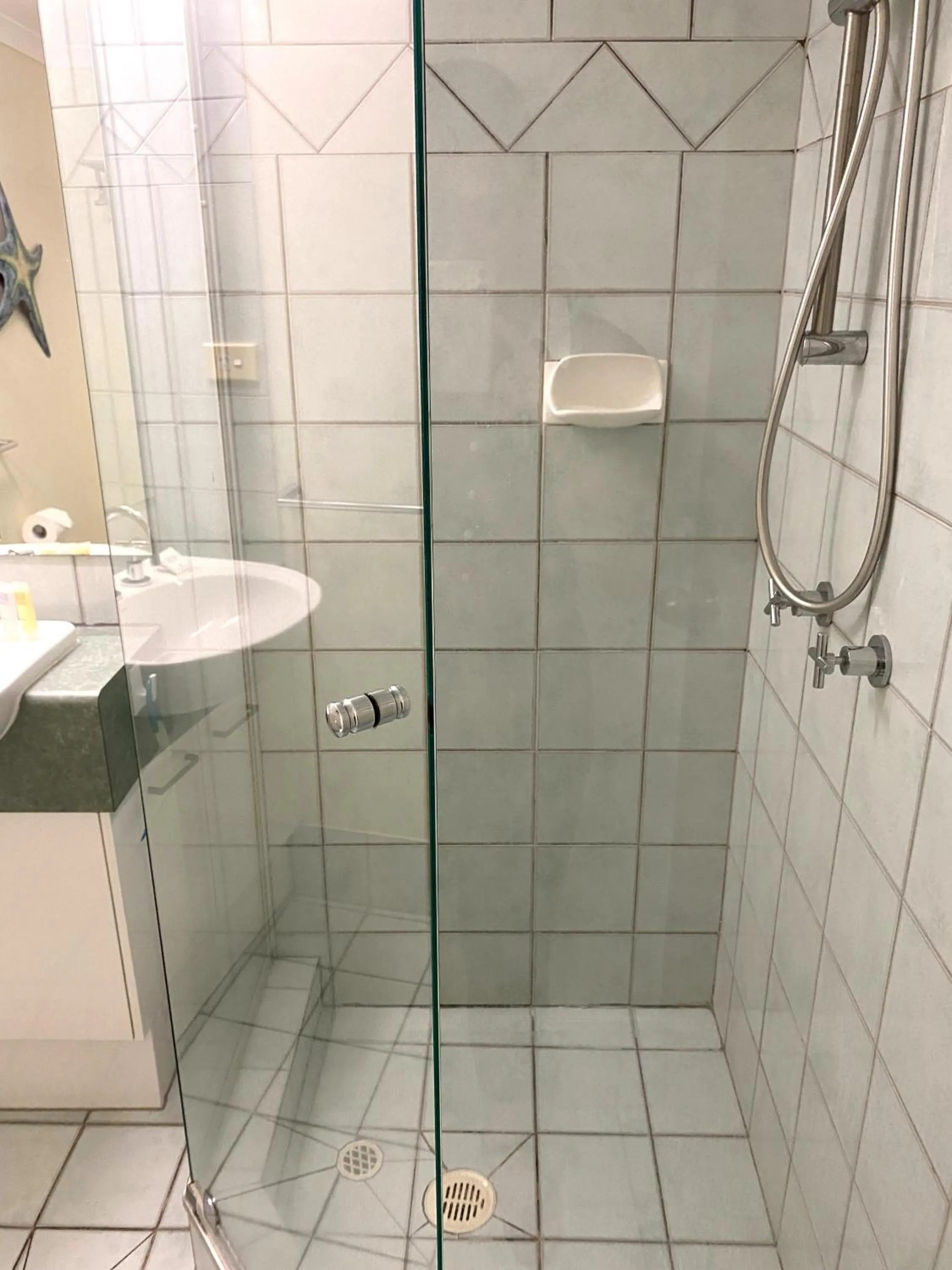 Shower in Centrepoint Apartments Caloundra
