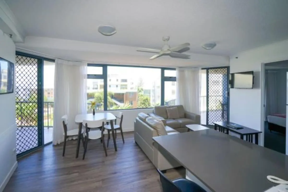 Patio in Centrepoint Apartments Caloundra