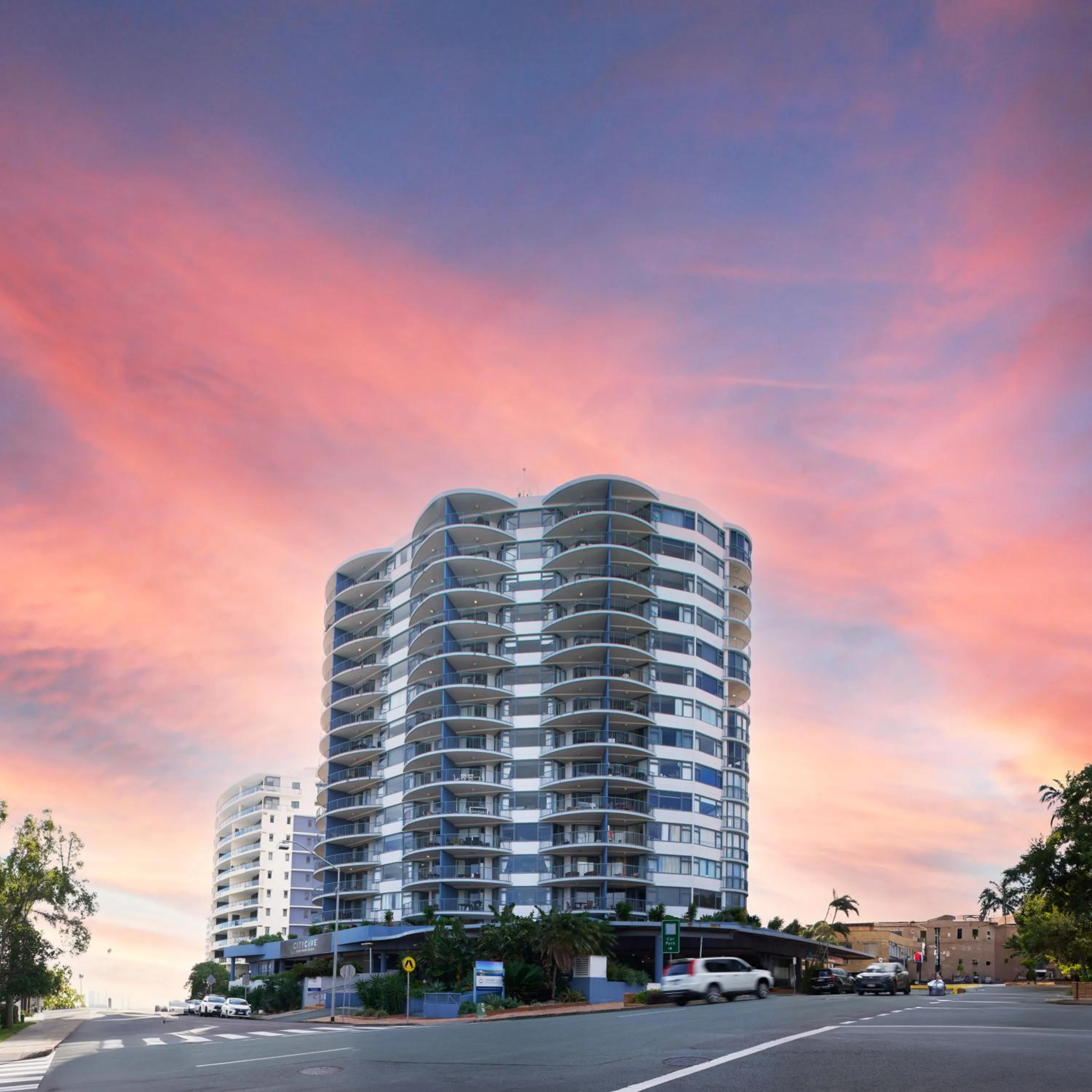 Property building in Centrepoint Apartments Caloundra