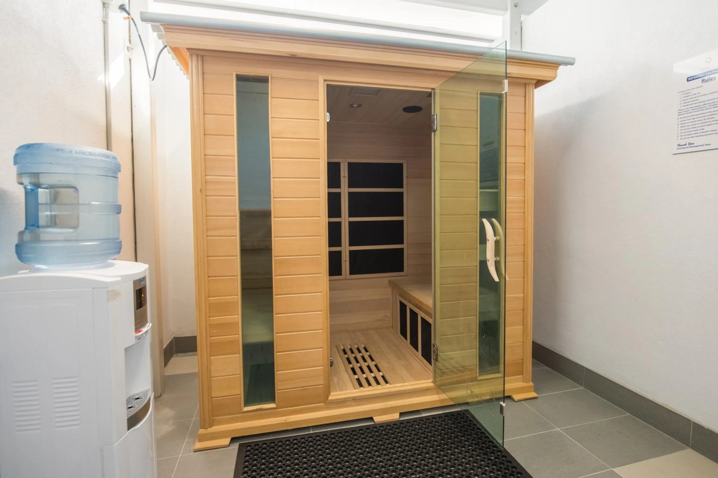 Sauna in Centrepoint Apartments Caloundra