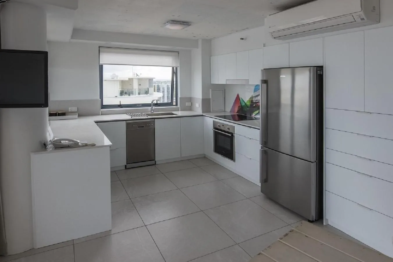 Kitchen or kitchenette in Centrepoint Apartments Caloundra