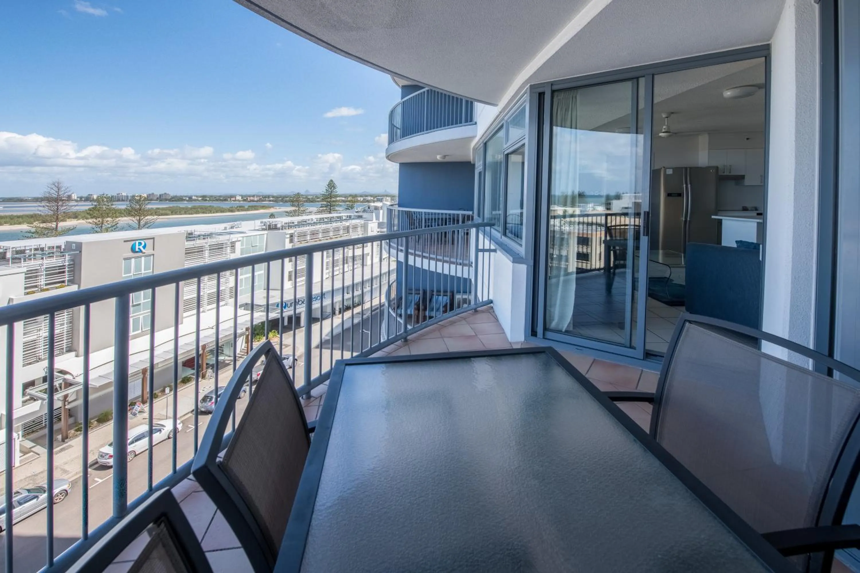 Patio in Centrepoint Apartments Caloundra