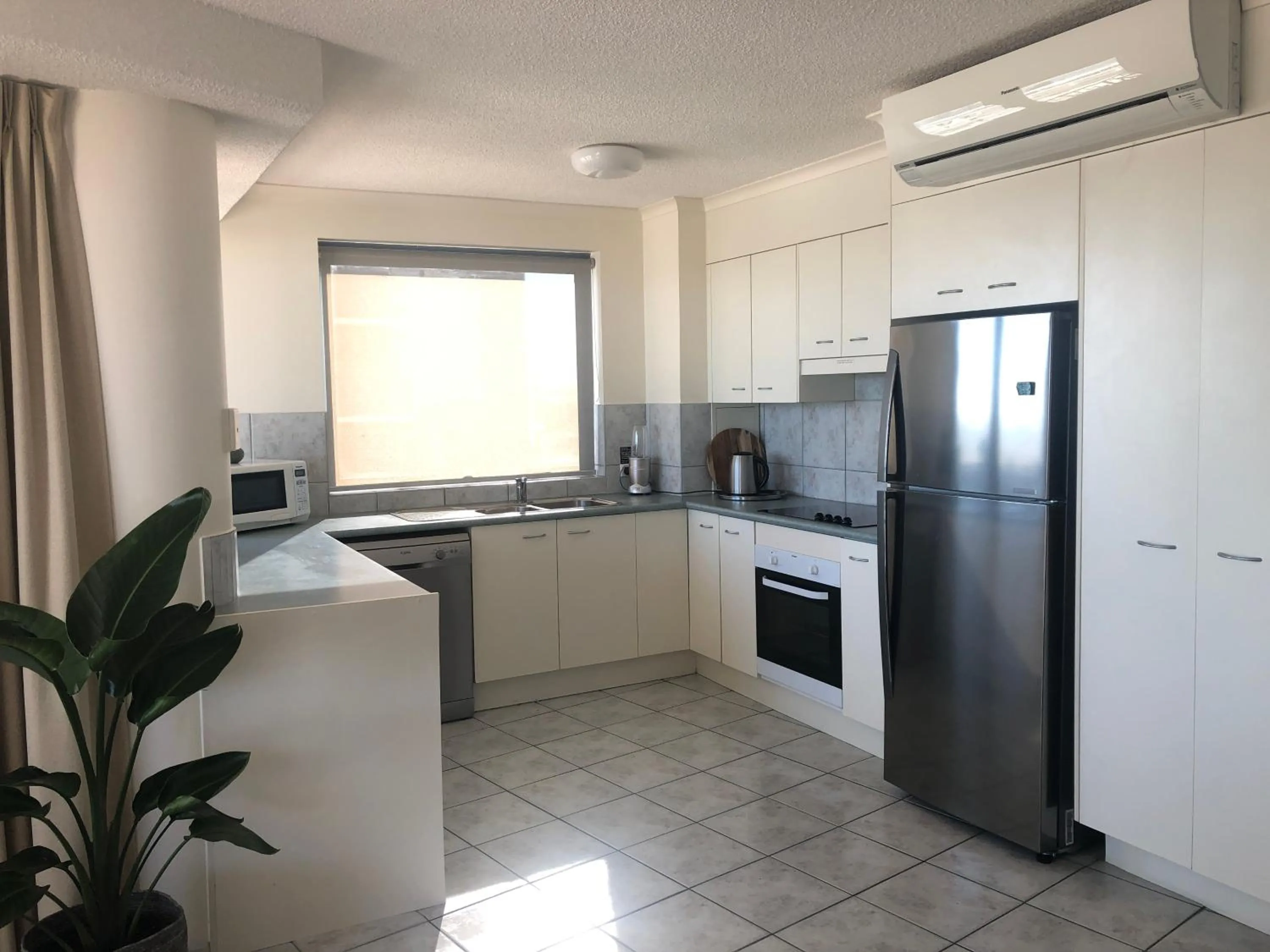 Kitchen or kitchenette in Centrepoint Apartments Caloundra