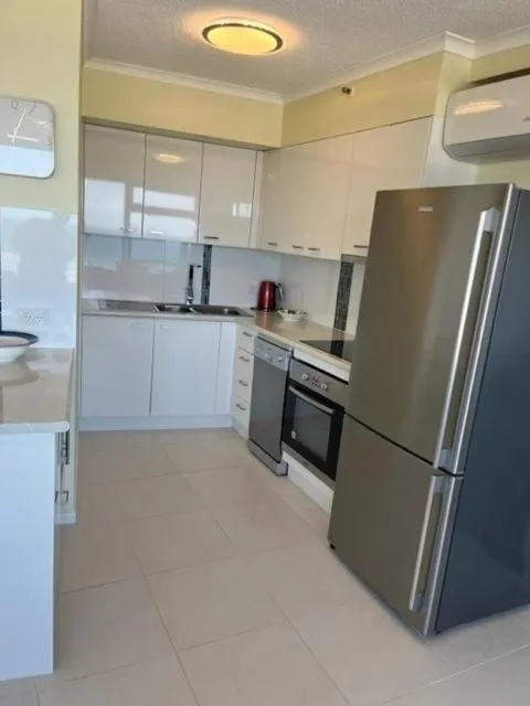 Kitchen or kitchenette in Centrepoint Apartments Caloundra