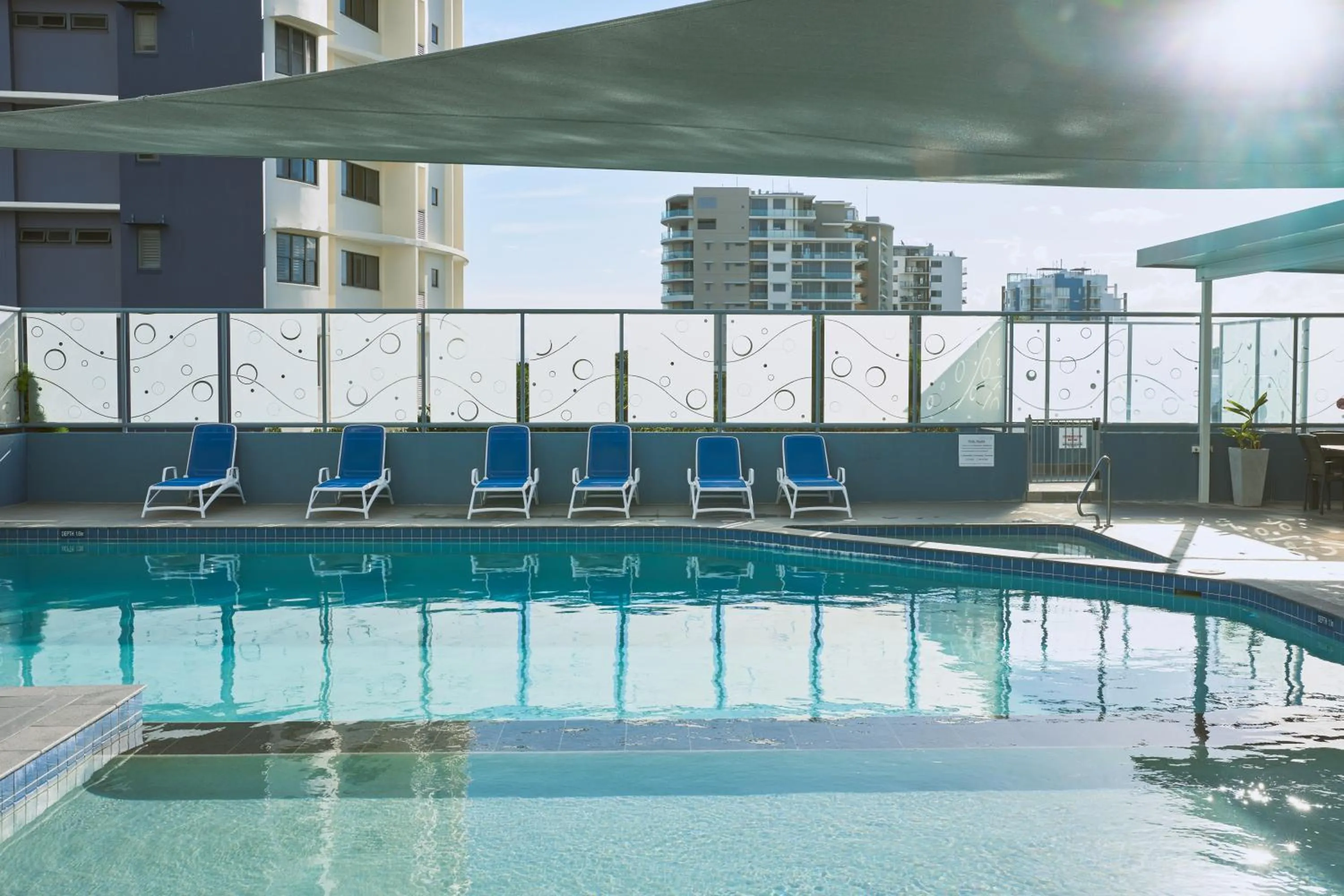 Patio in Centrepoint Apartments Caloundra