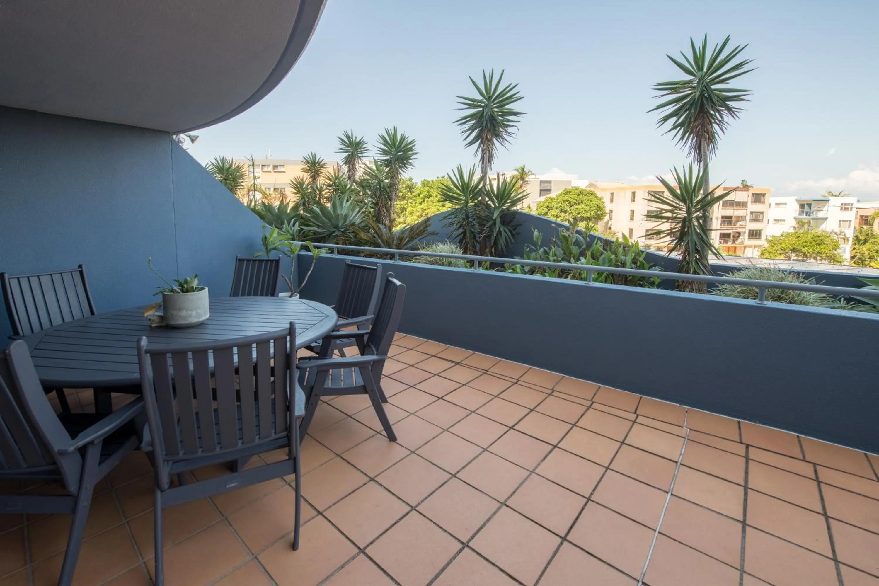 Patio in Centrepoint Apartments Caloundra