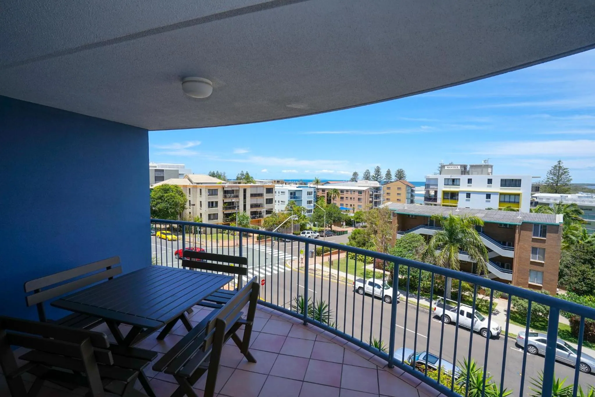 Patio in Centrepoint Apartments Caloundra