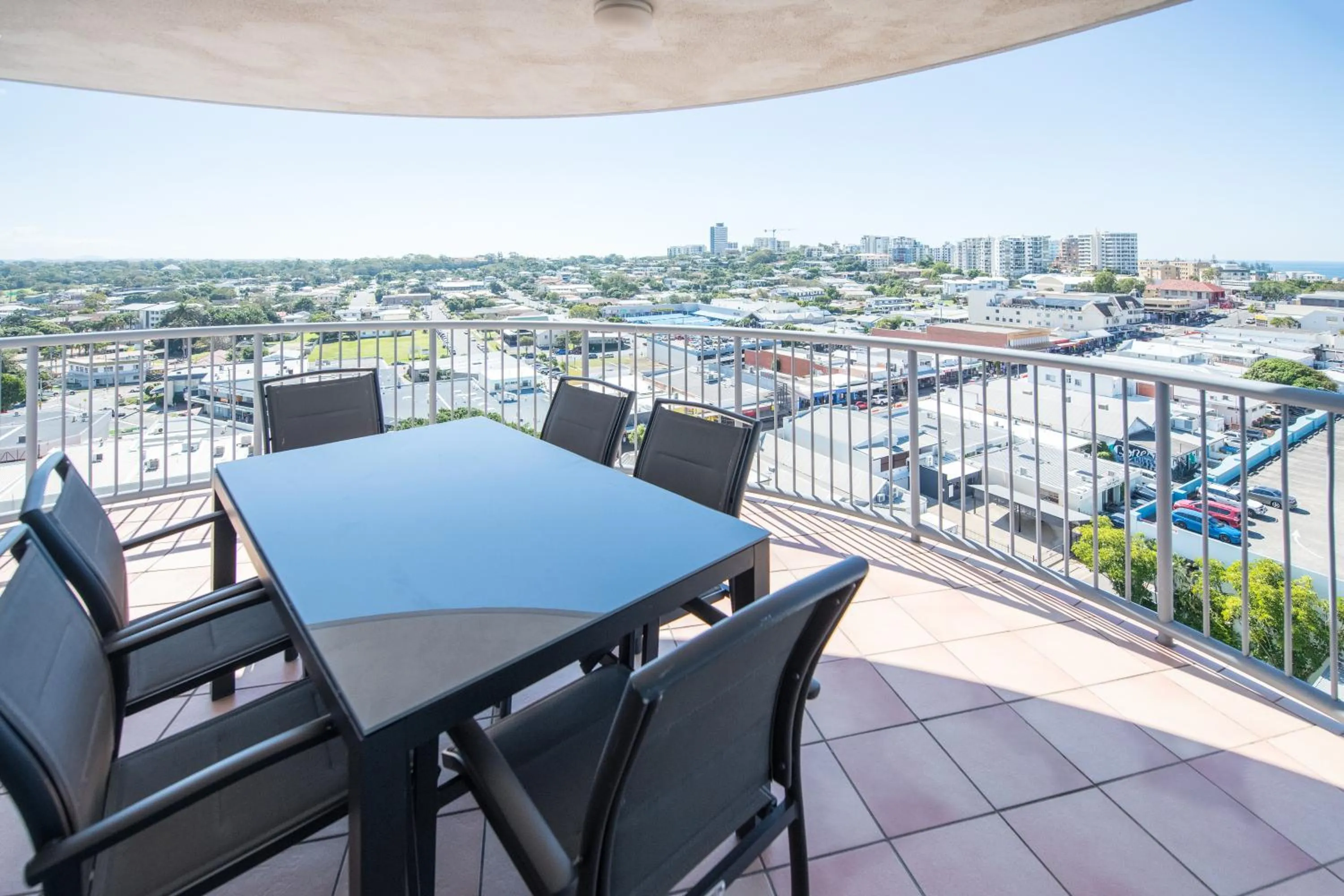 Patio in Centrepoint Apartments Caloundra