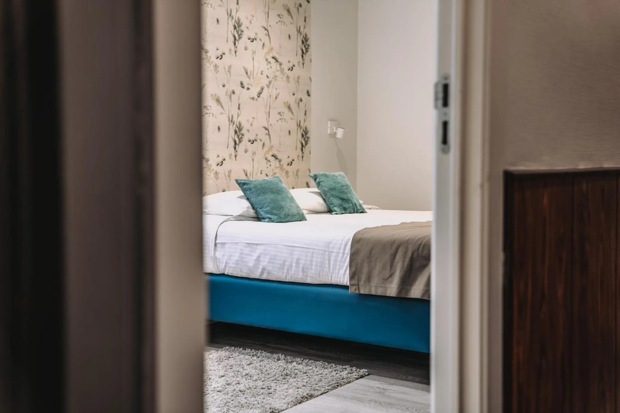 Bed in Hotel Les Eleveurs