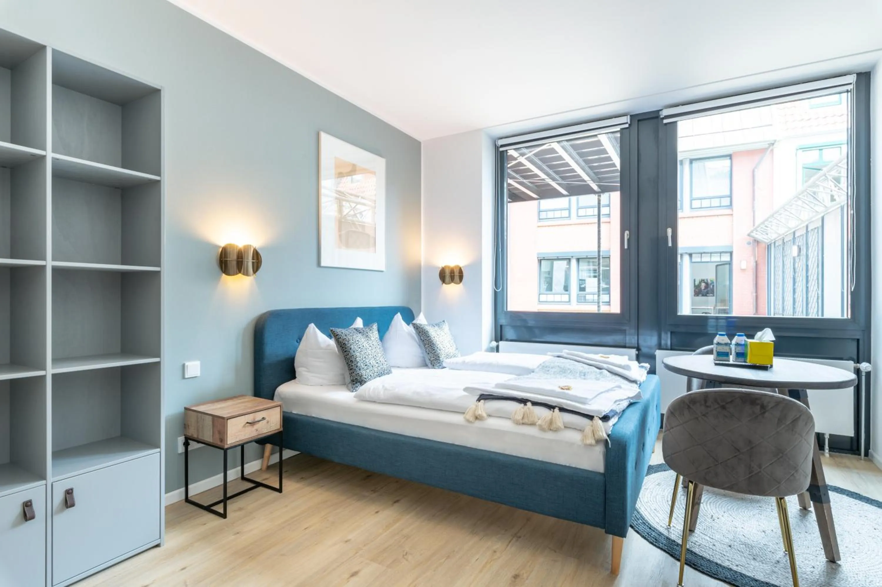 Bed in Limehome Flensburg Holm