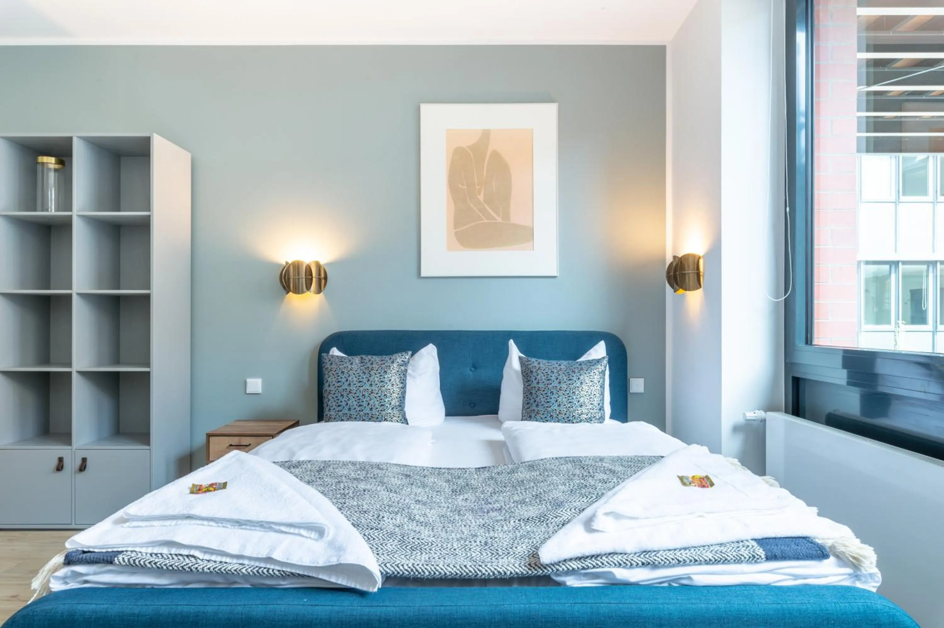 Bed in Limehome Flensburg Holm