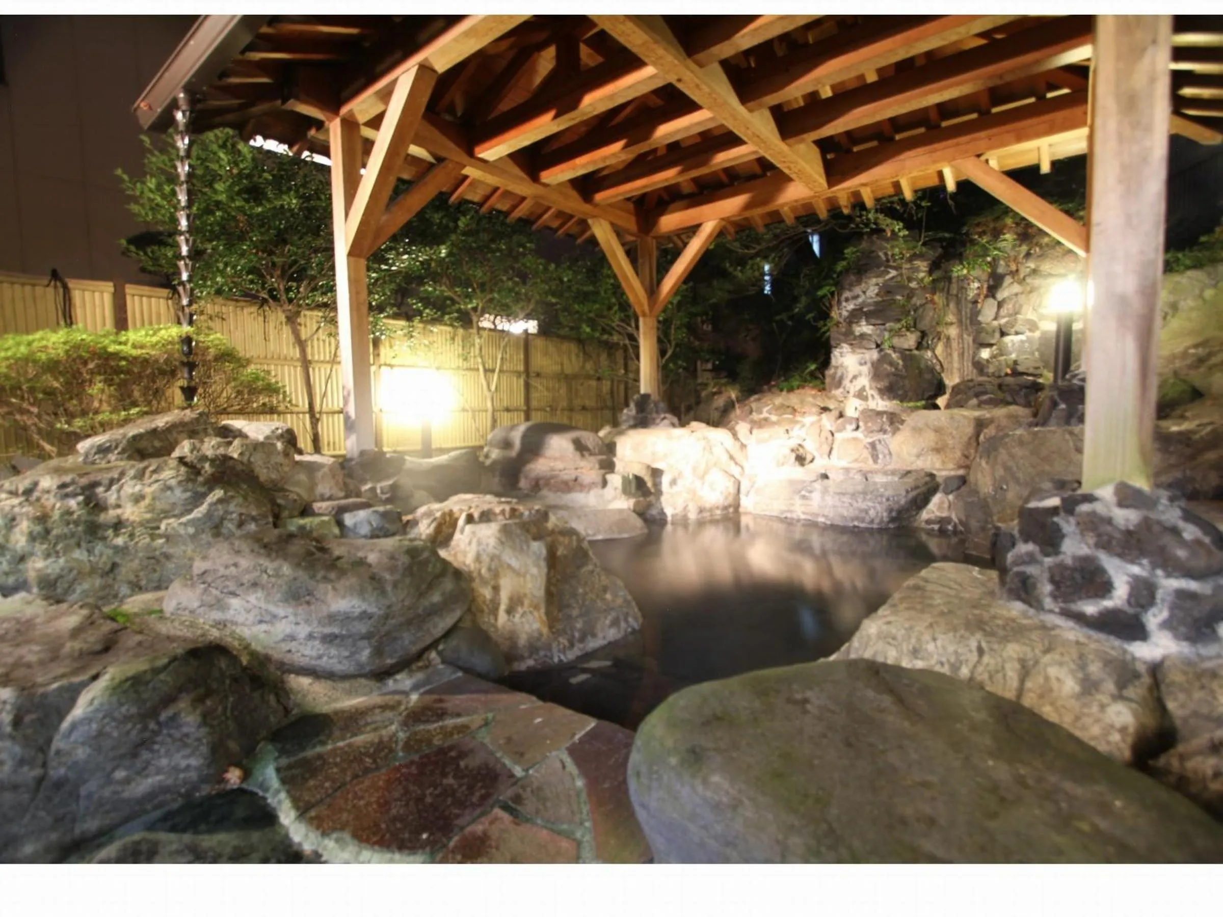 Open Air Bath in Hotel Kinu