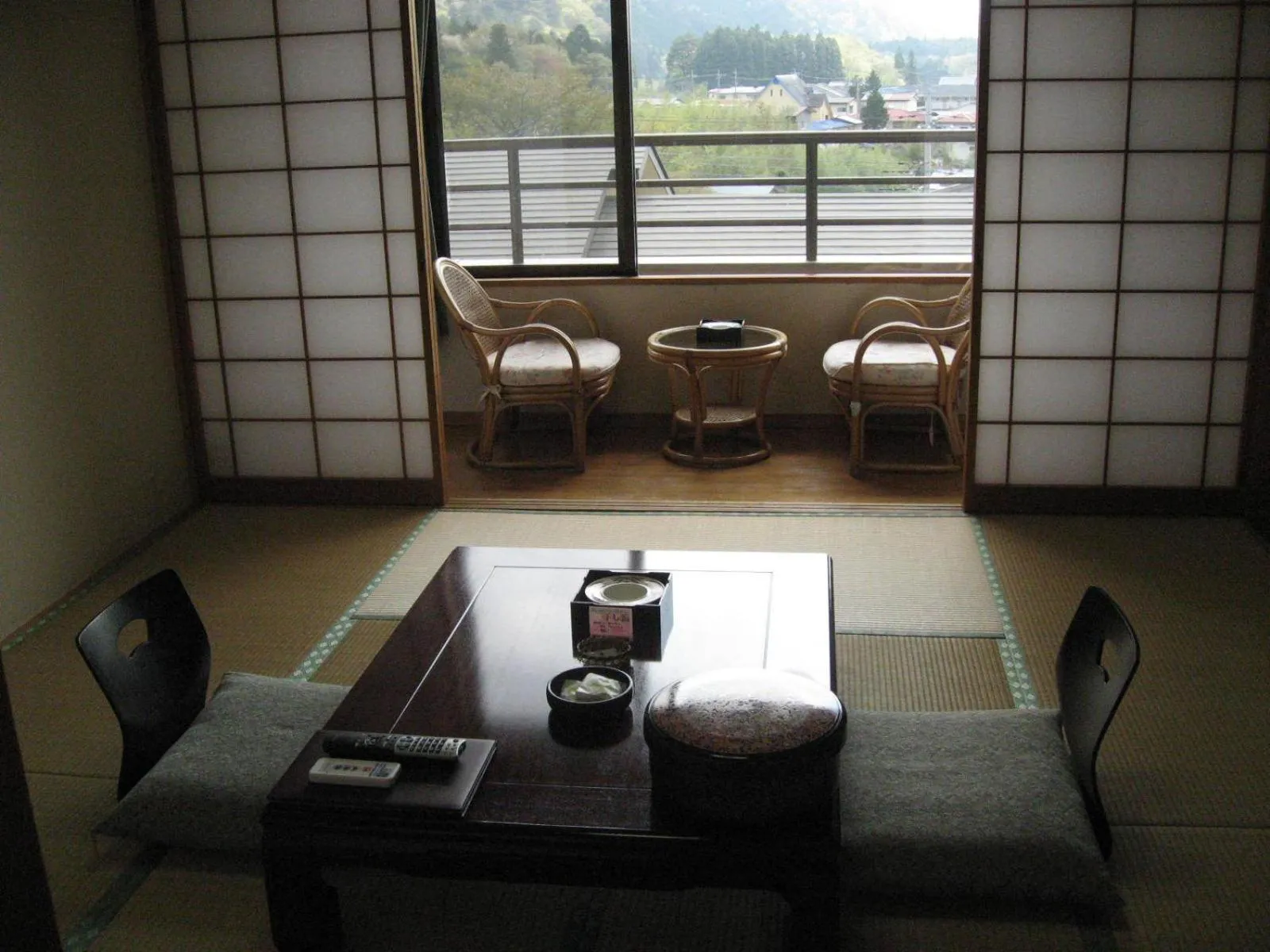 Seating area in Hotel Kinu