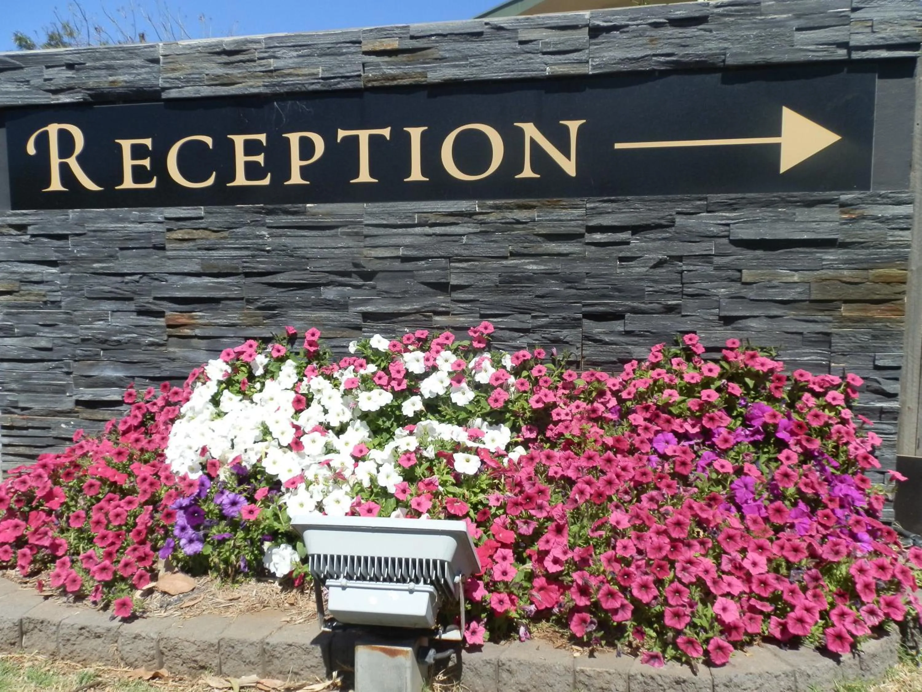 Facade/entrance in PepperTree Cabins, Kingaroy