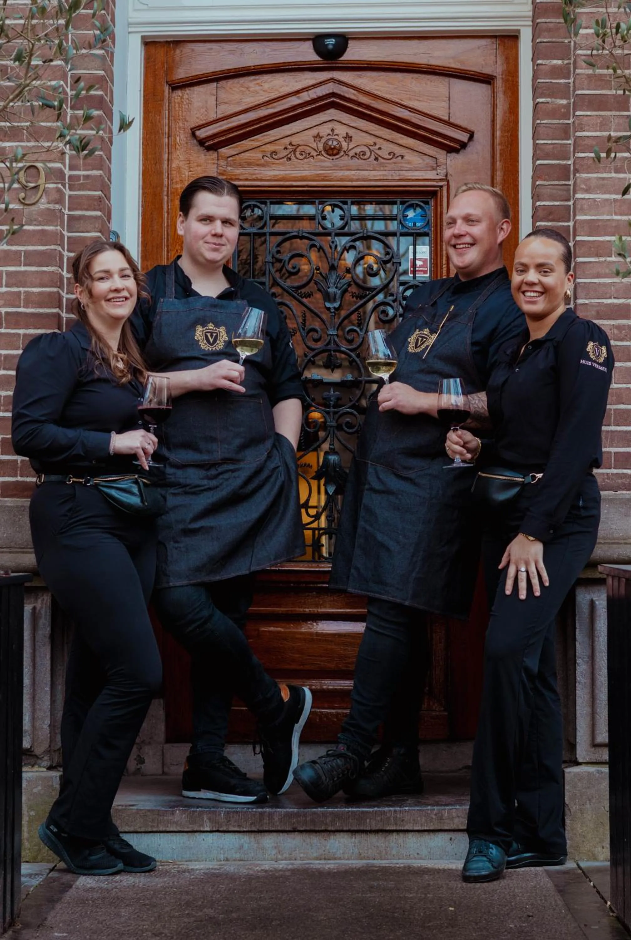 Staff in Grand Boutique Hotel-Restaurant Huis Vermeer