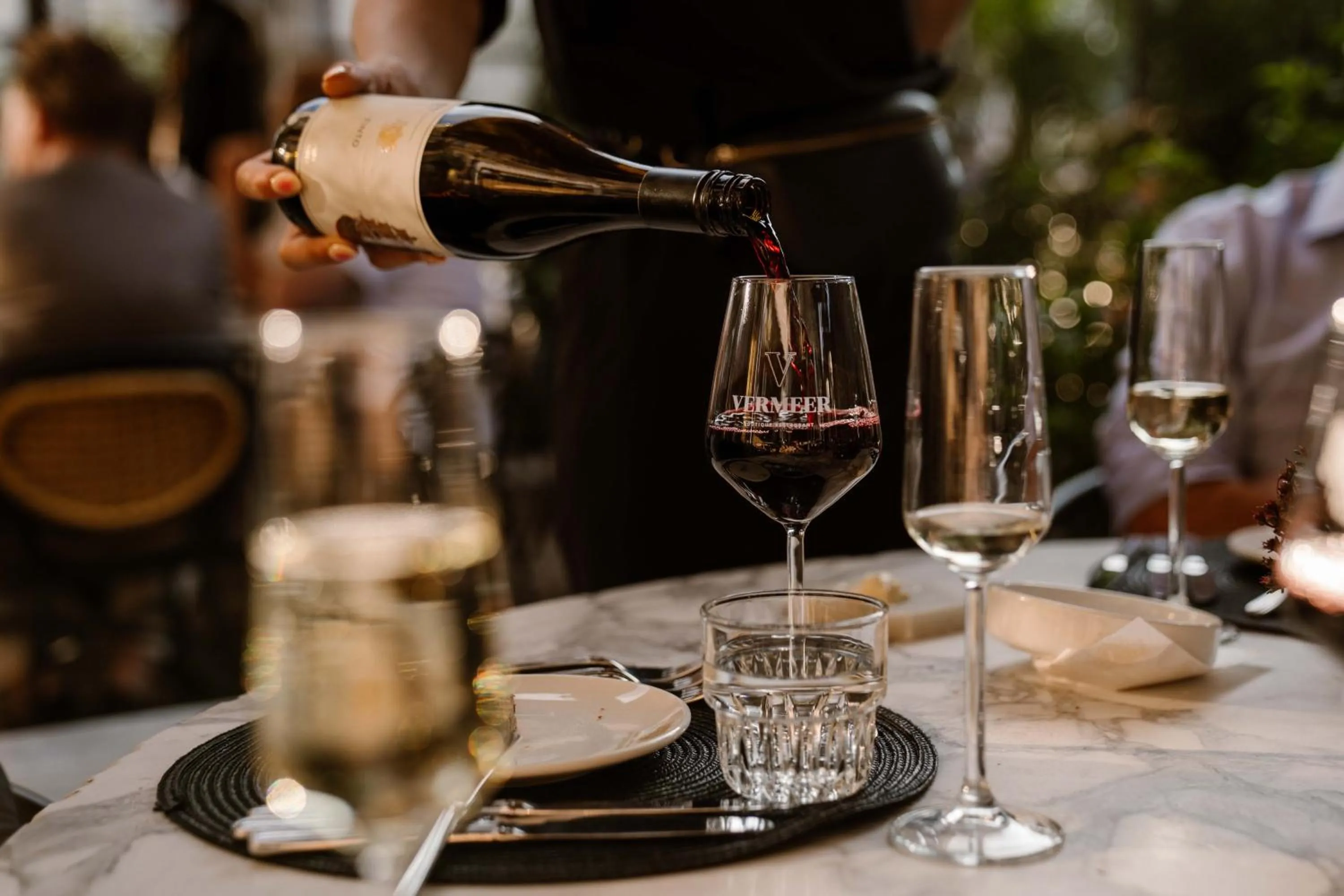 Food and drinks in Grand Boutique Hotel-Restaurant Huis Vermeer