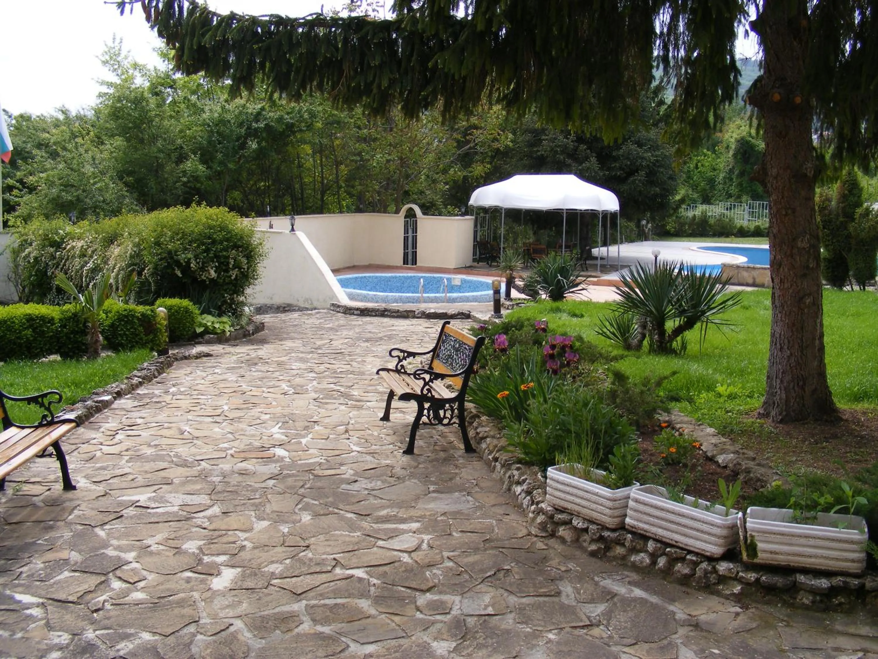 Patio in Hotel Naslada