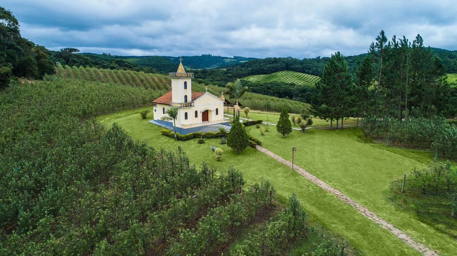 Bird's eye view in Hotel Vinícola Davo