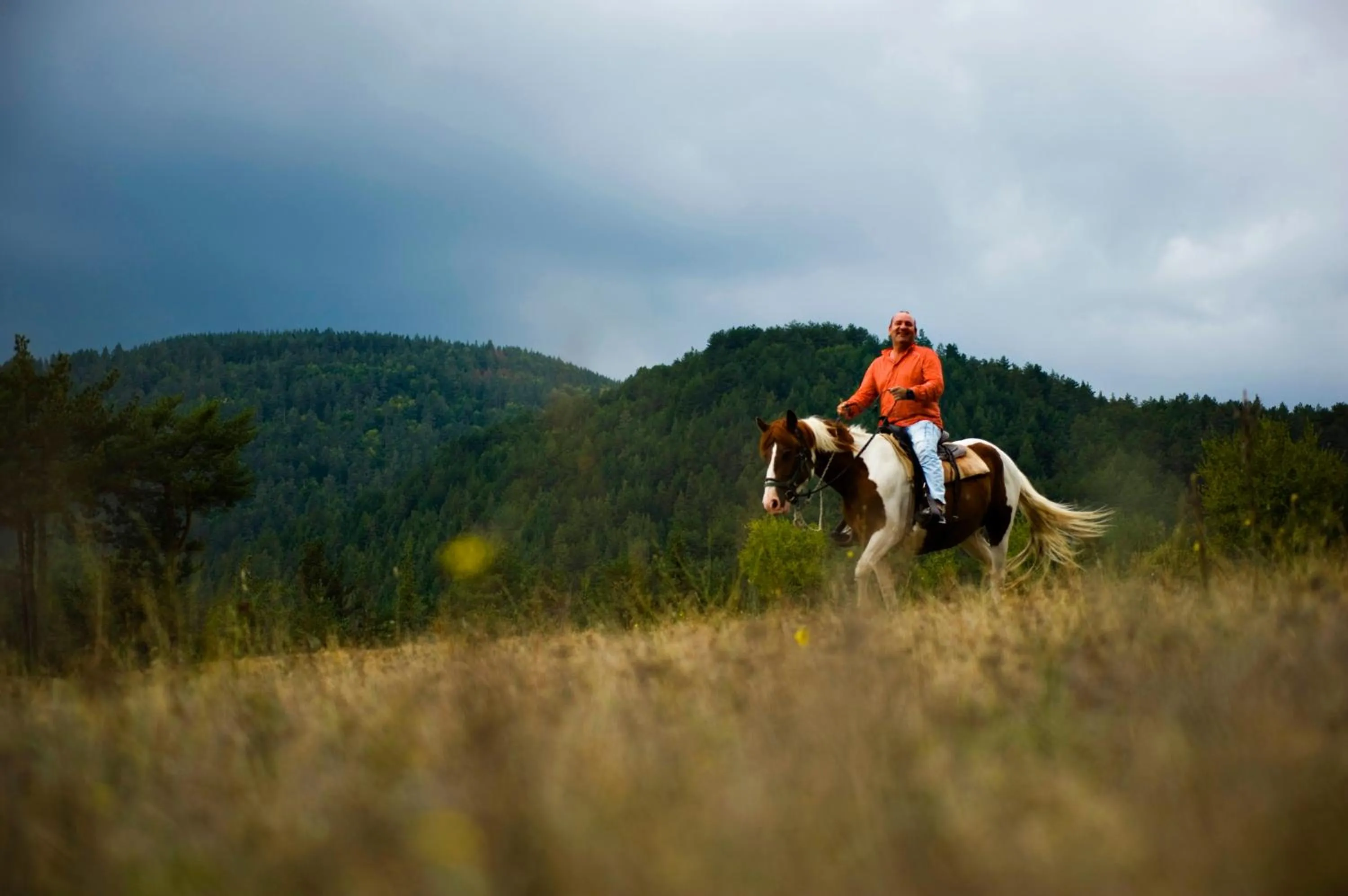 Horse-riding in Rusaliite Adventure House