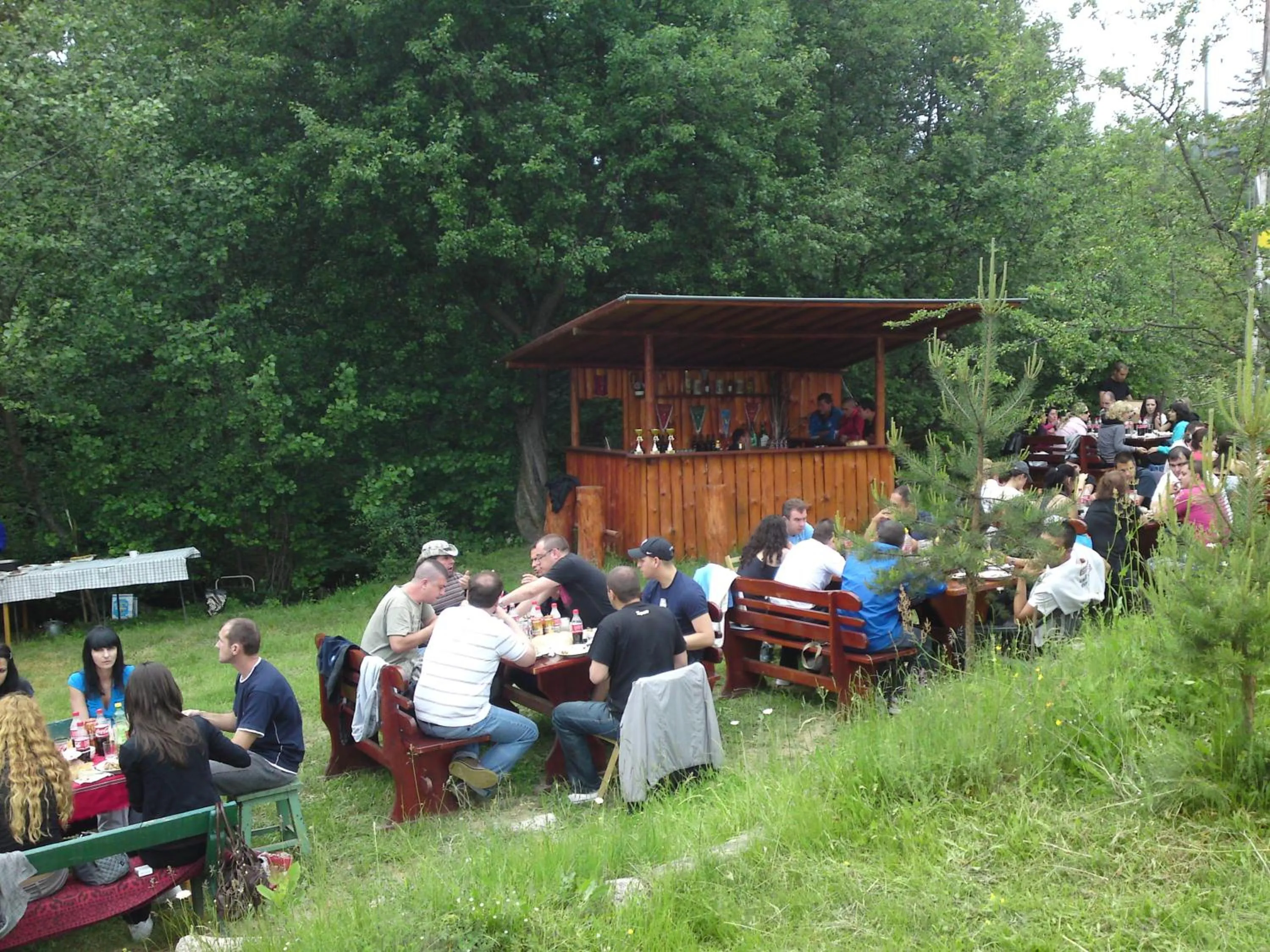 Garden in Rusaliite Adventure House