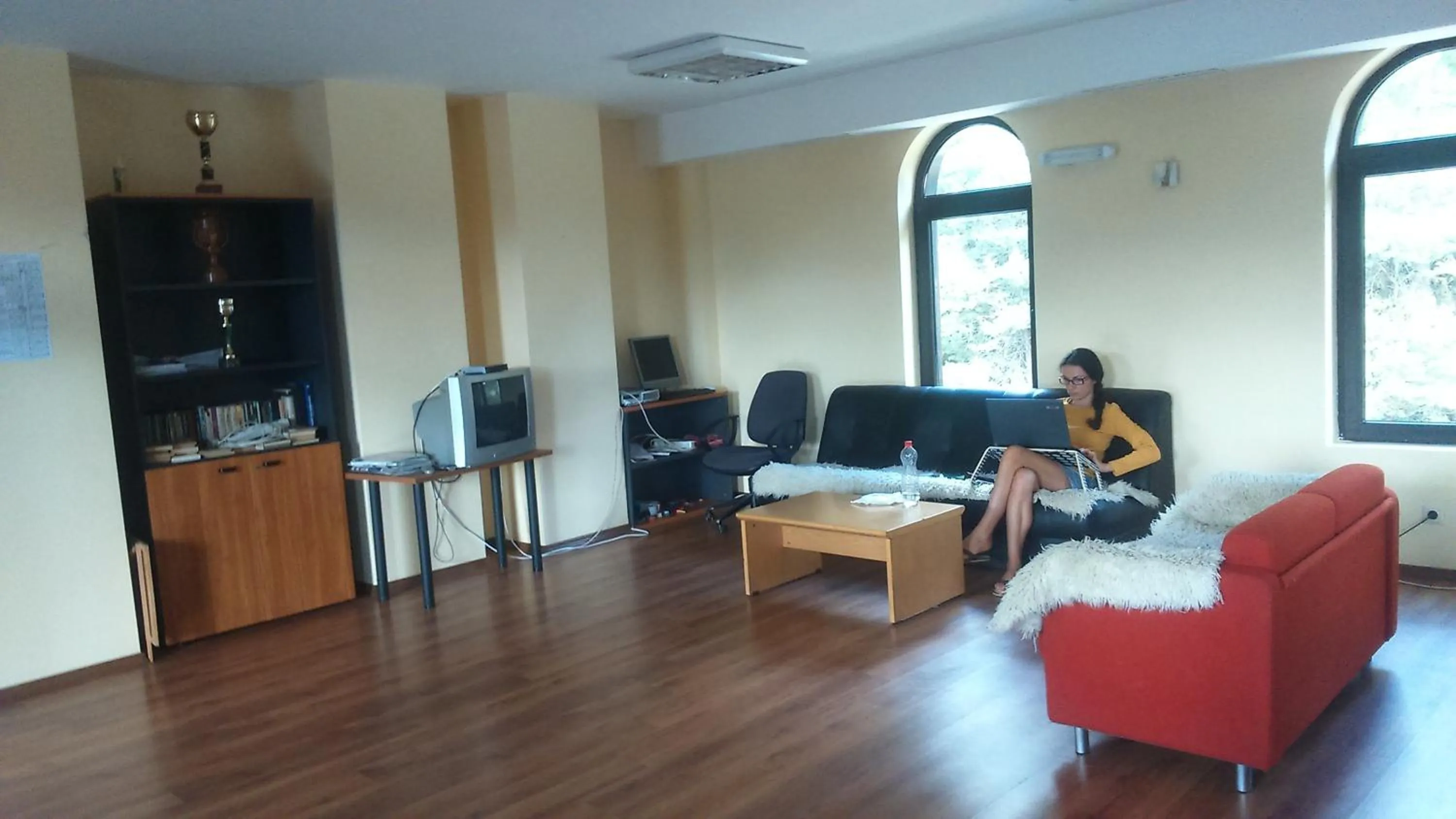 Communal lounge/ TV room in Rusaliite Adventure House