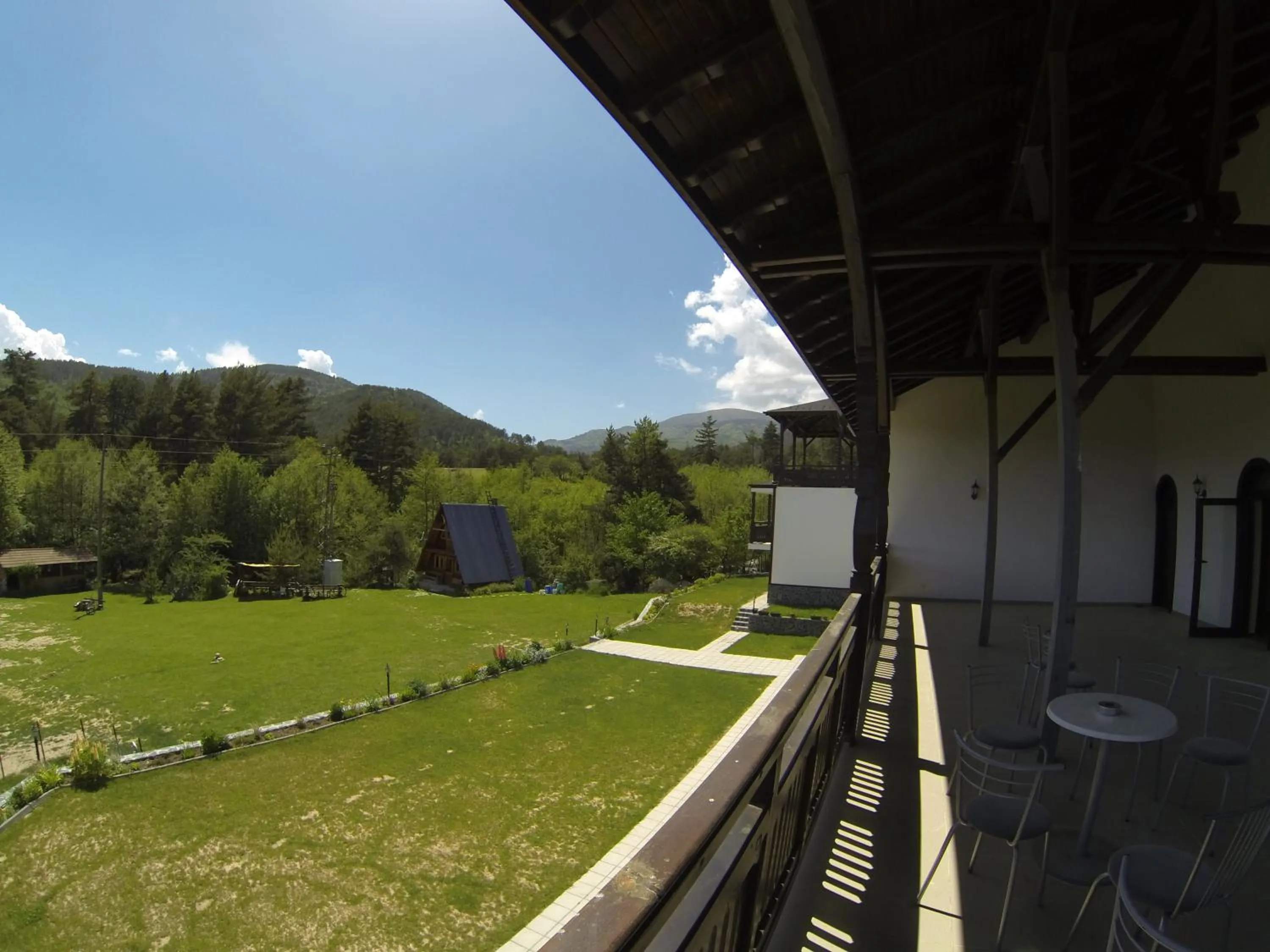 Garden in Rusaliite Adventure House