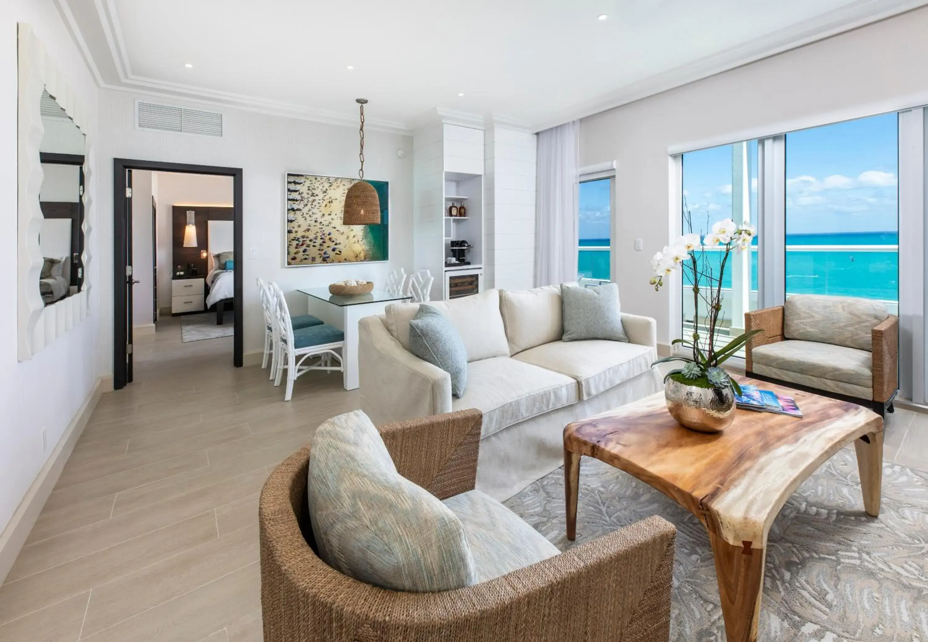 Oceanfront 1 Bedroom Suite with Balcony in The Palms Hotel & Spa Oceanfront 1 Bedroom Suite with Balcony in The Palms Hotel & Spa