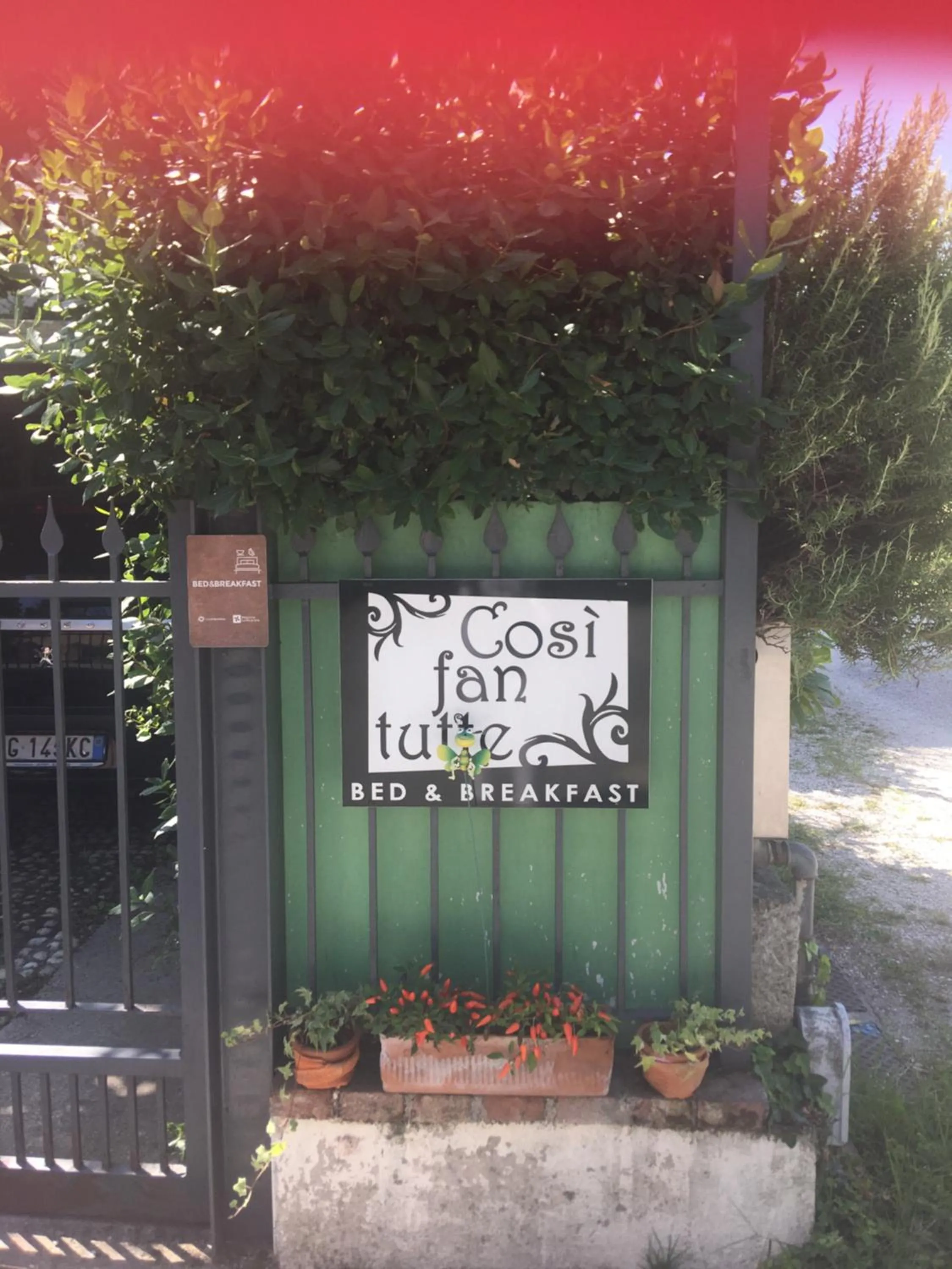 Property building in B&B Cosi fan Tutte