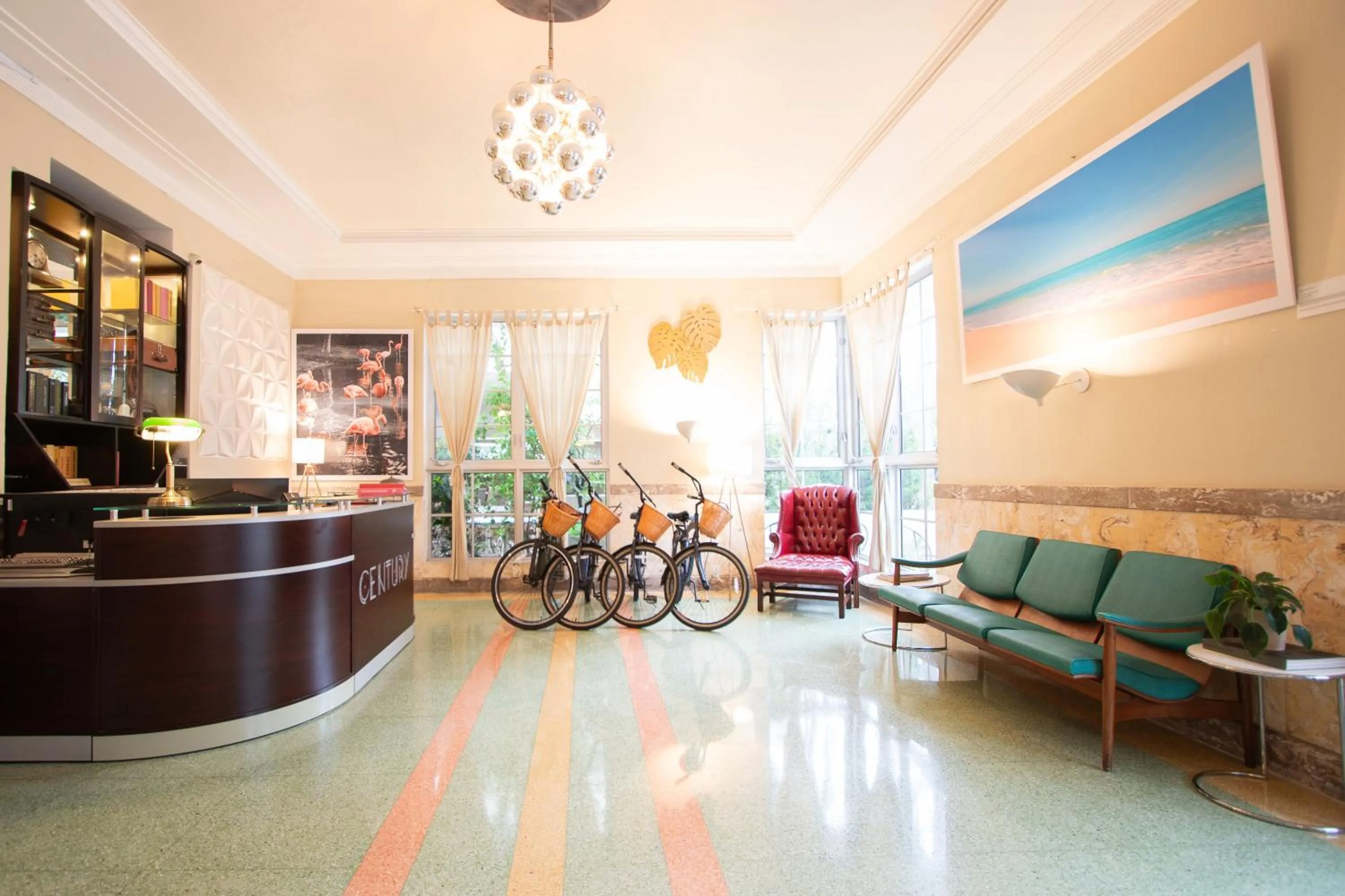 Lobby or reception in Century Hotel