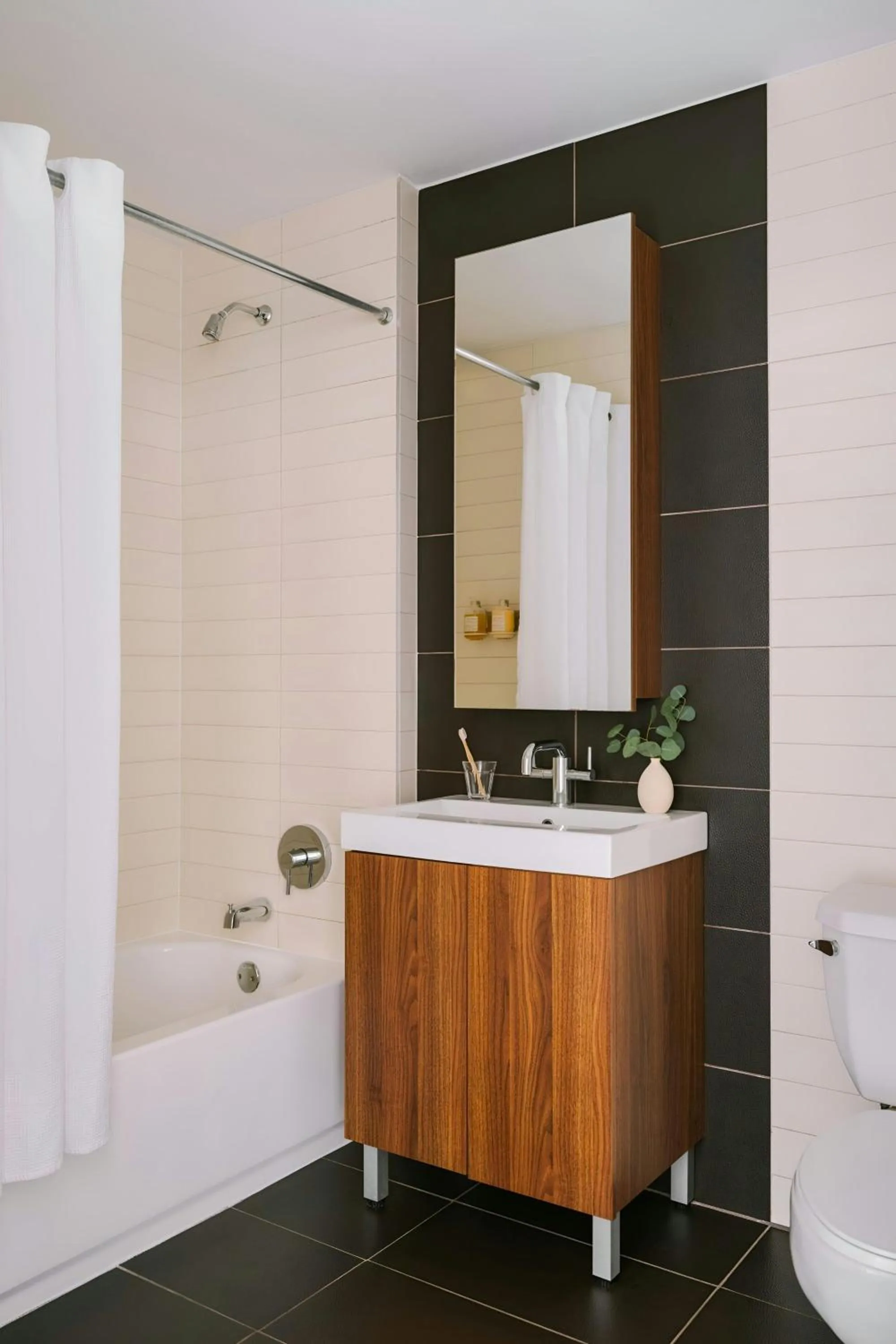 Bathroom in Sonder by Marriott Bonvoy One Platt Apartments Financial District