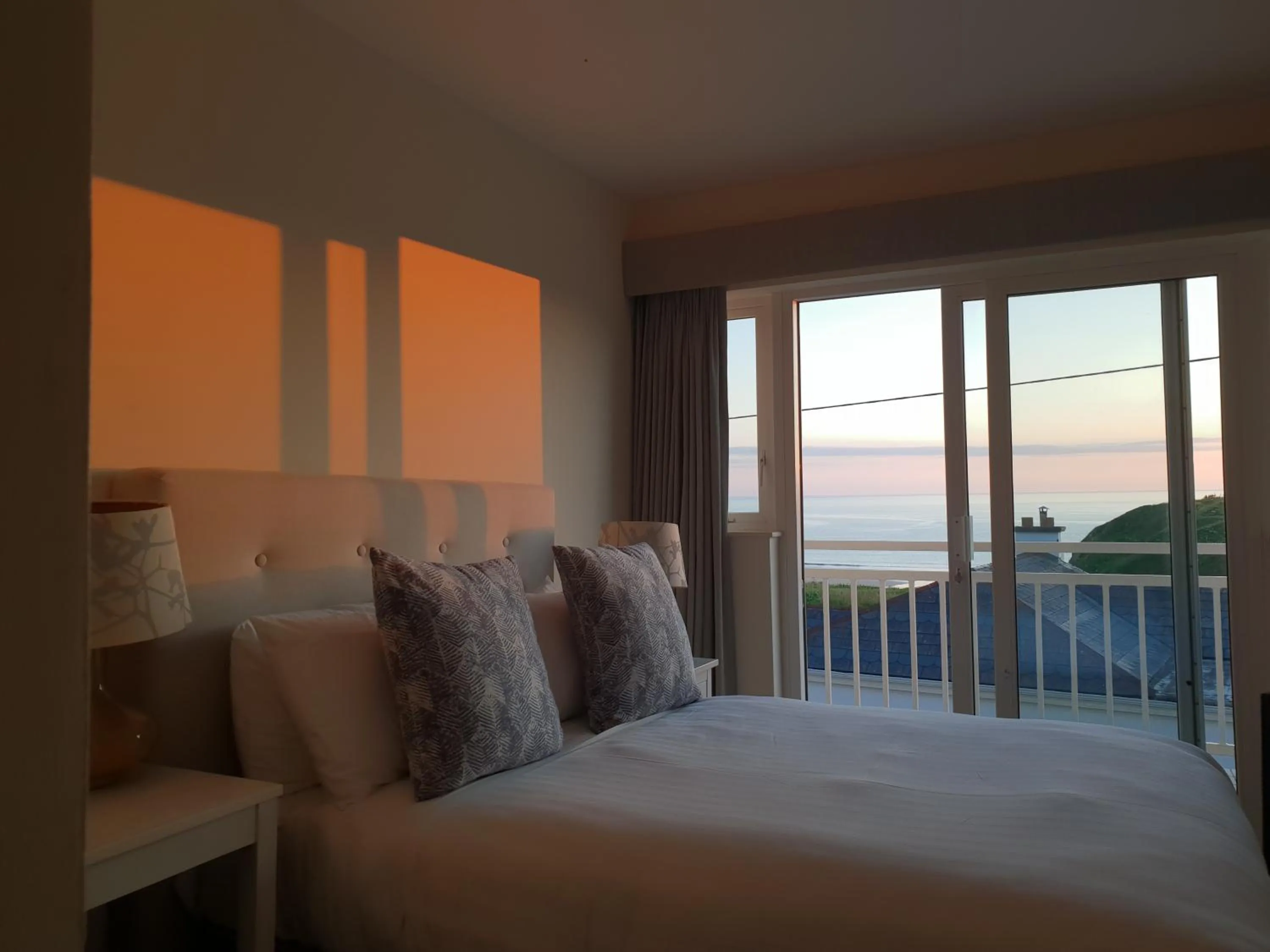 Bed in The Cliff House Hotel