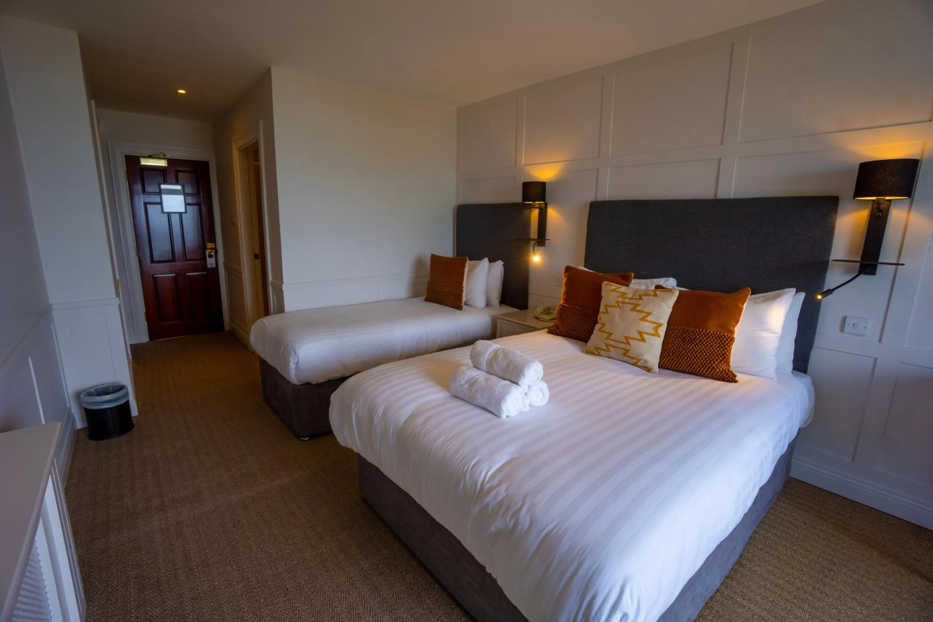 Bed in The Cliff House Hotel